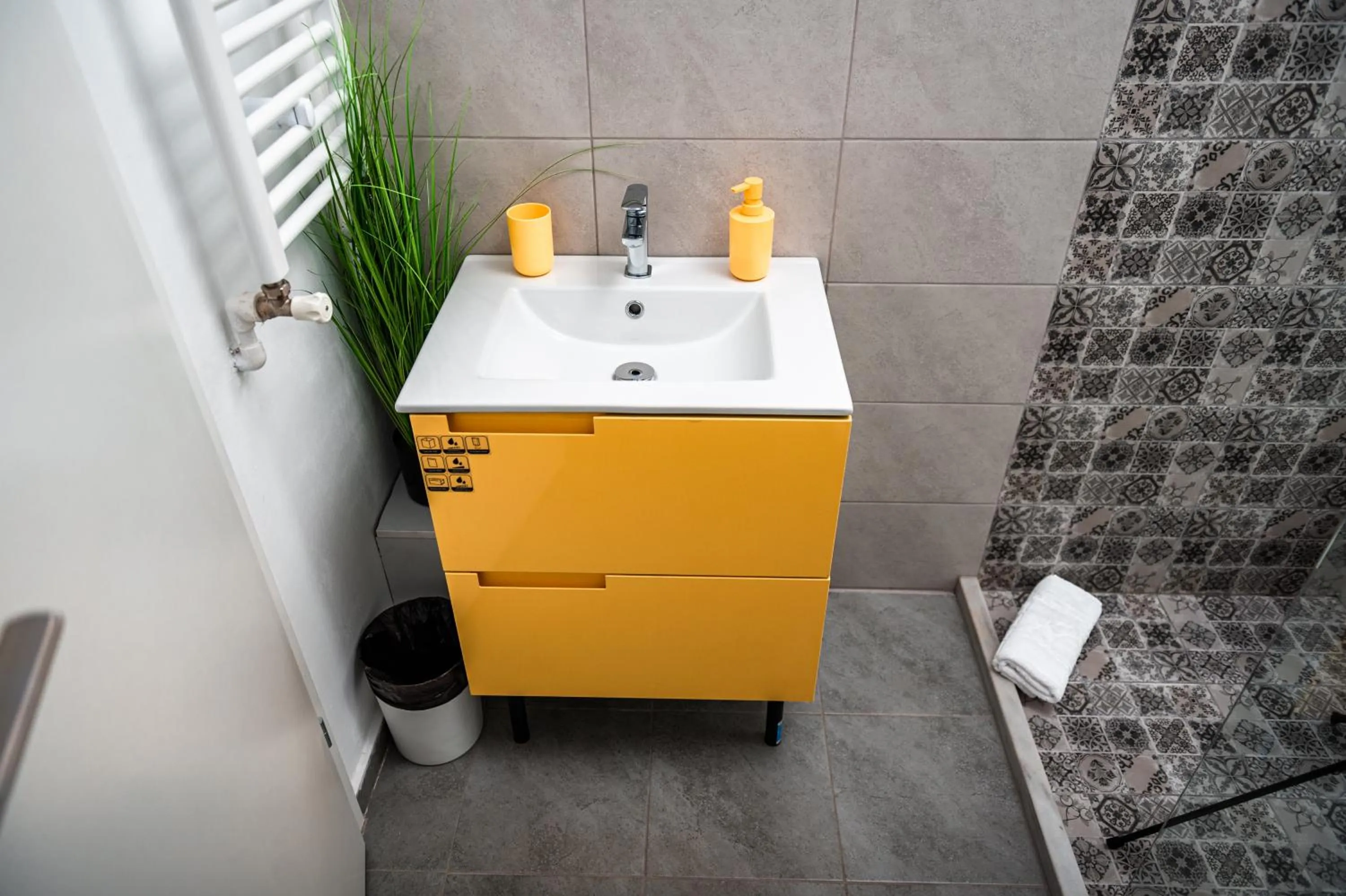 Bathroom in Puzzle Apartaments&Studios