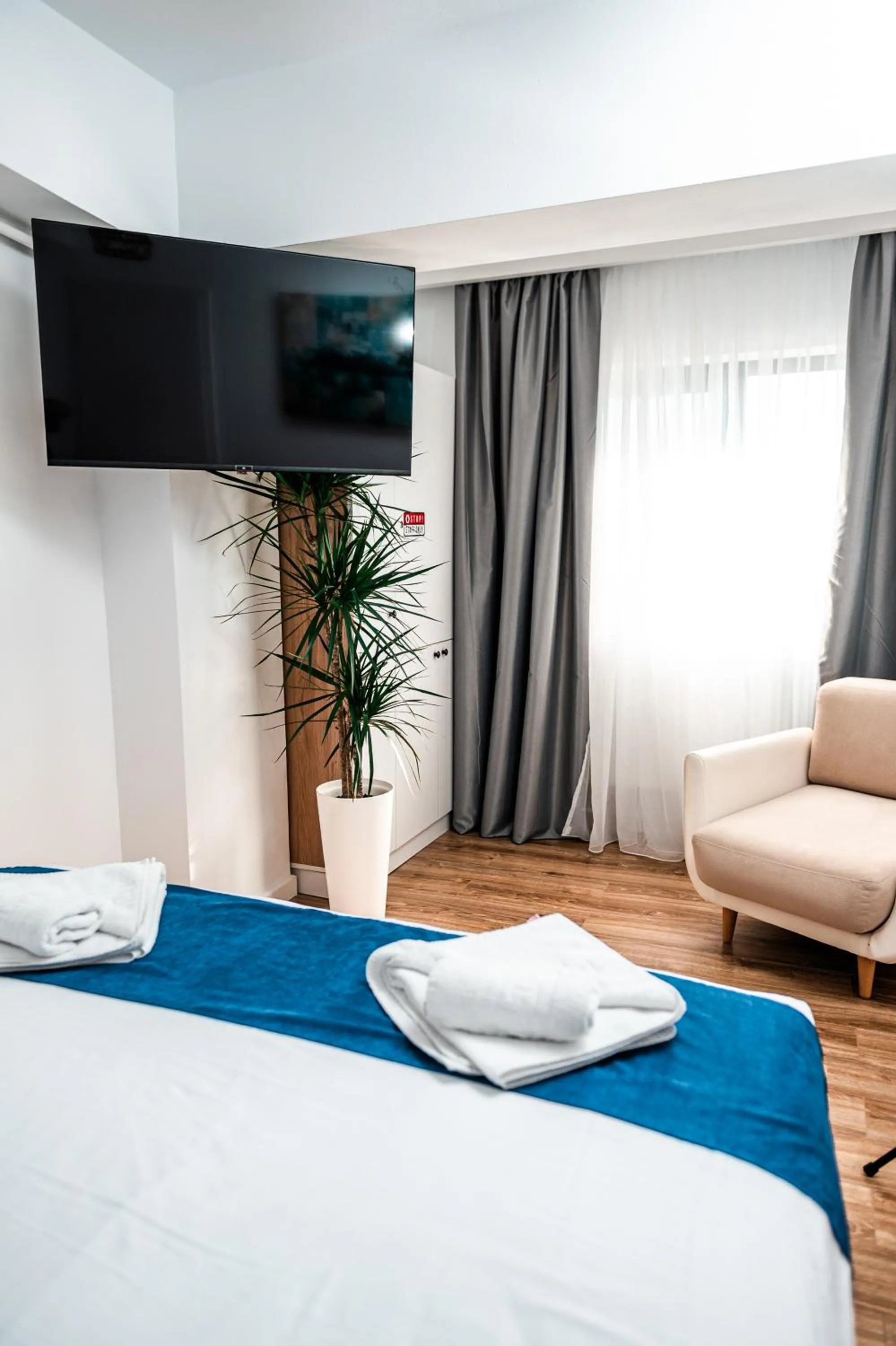 Bedroom, Bed in Puzzle Apartaments&Studios