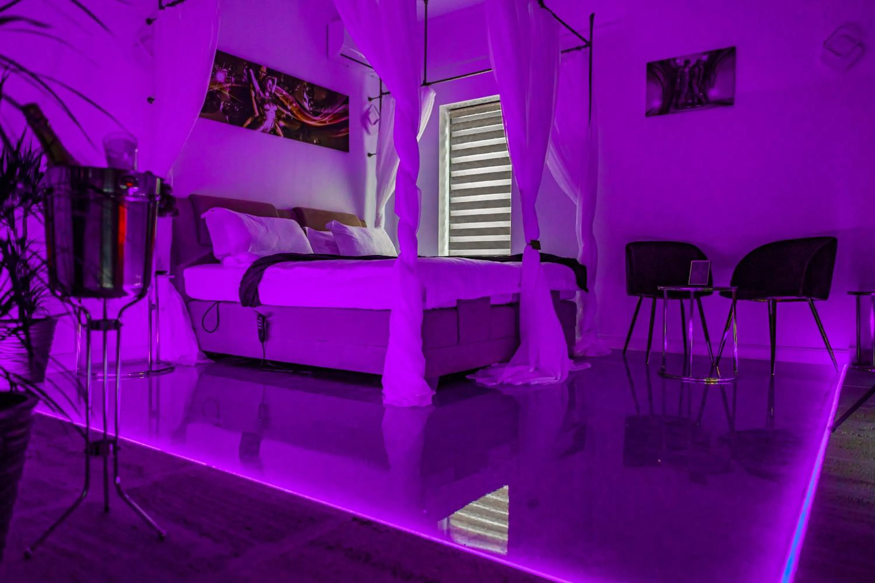 Bedroom, Bed in Puzzle Apartaments&Studios