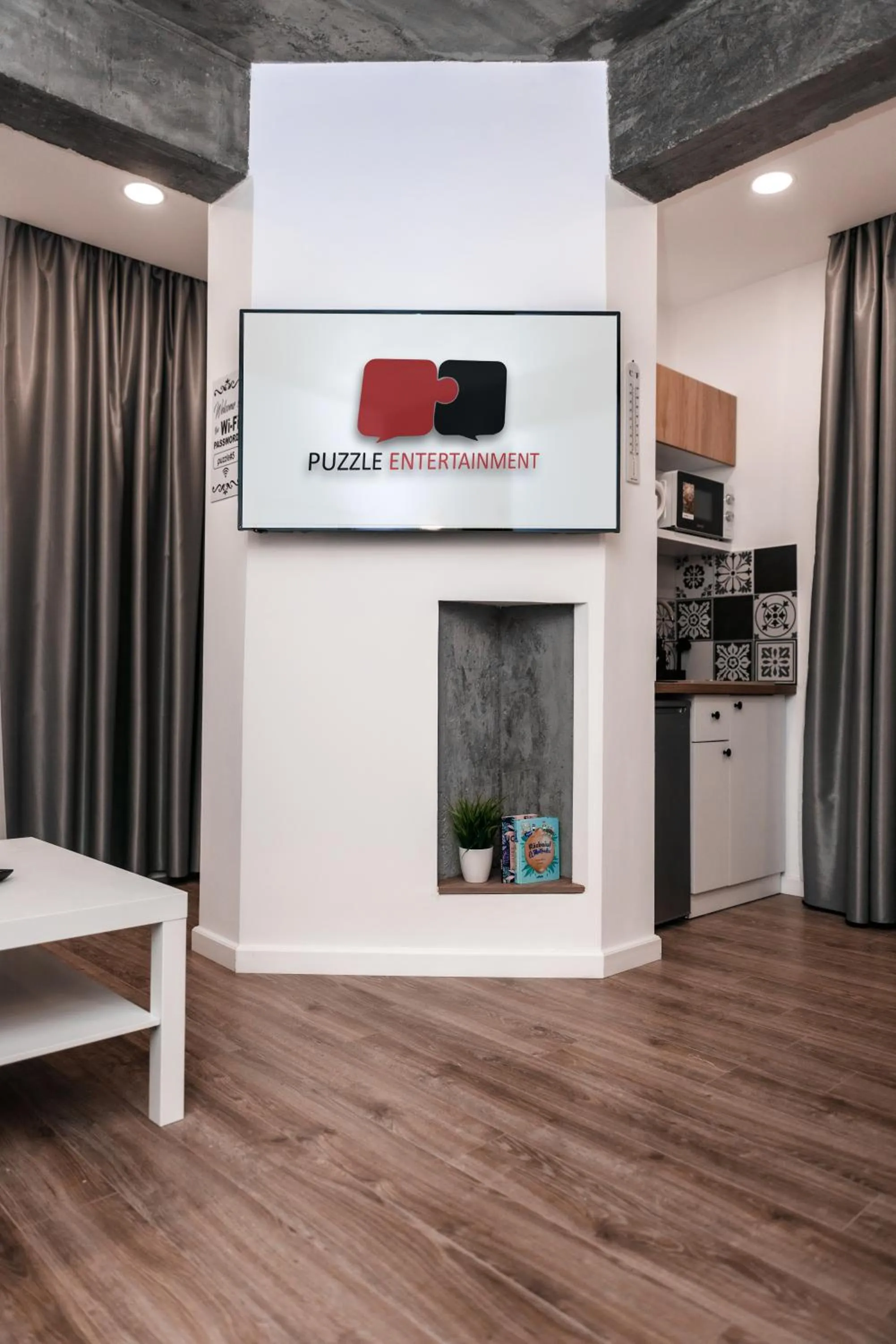 Living room in Puzzle Apartaments&Studios