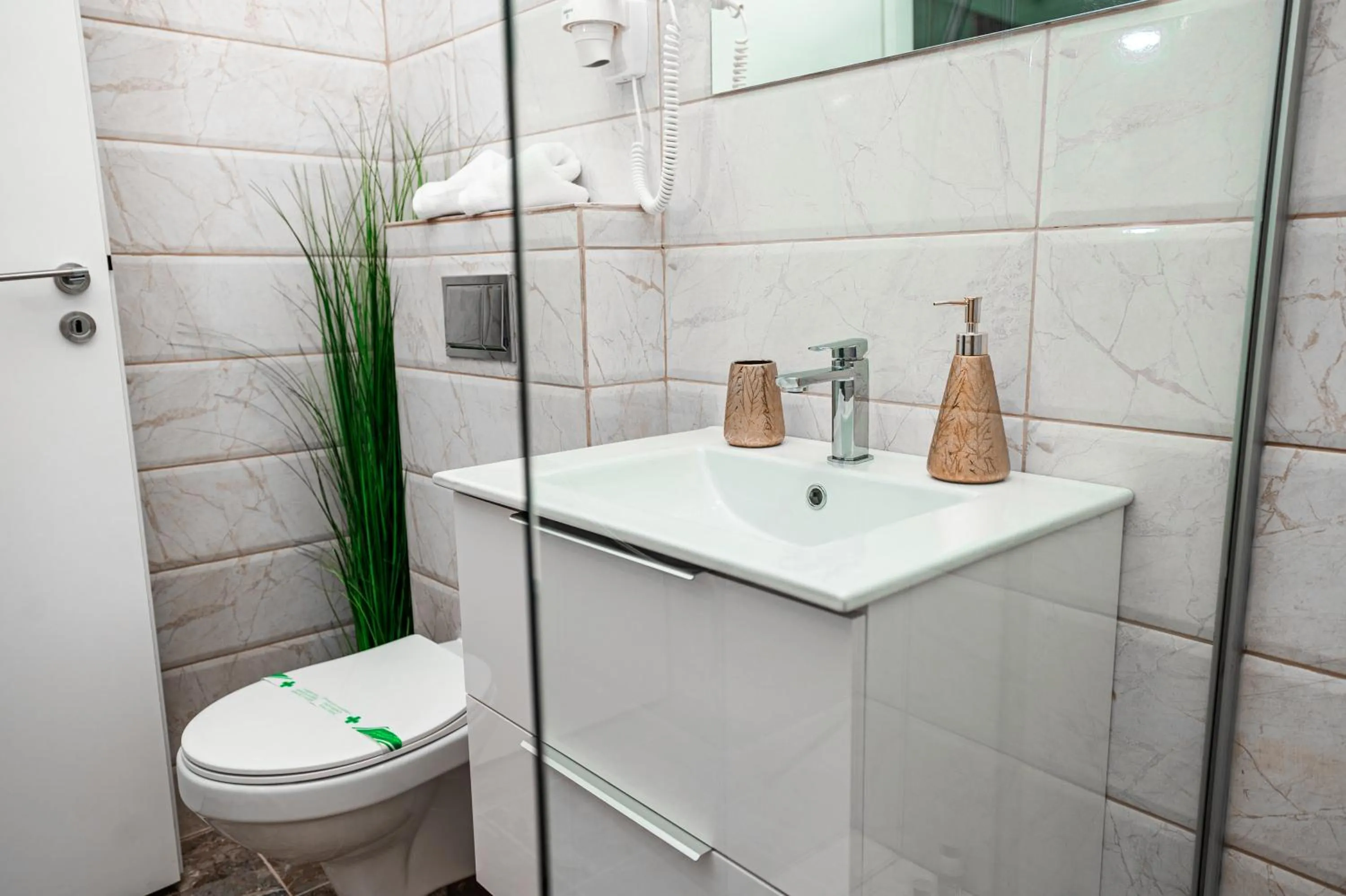 Bathroom in Puzzle Apartaments&Studios