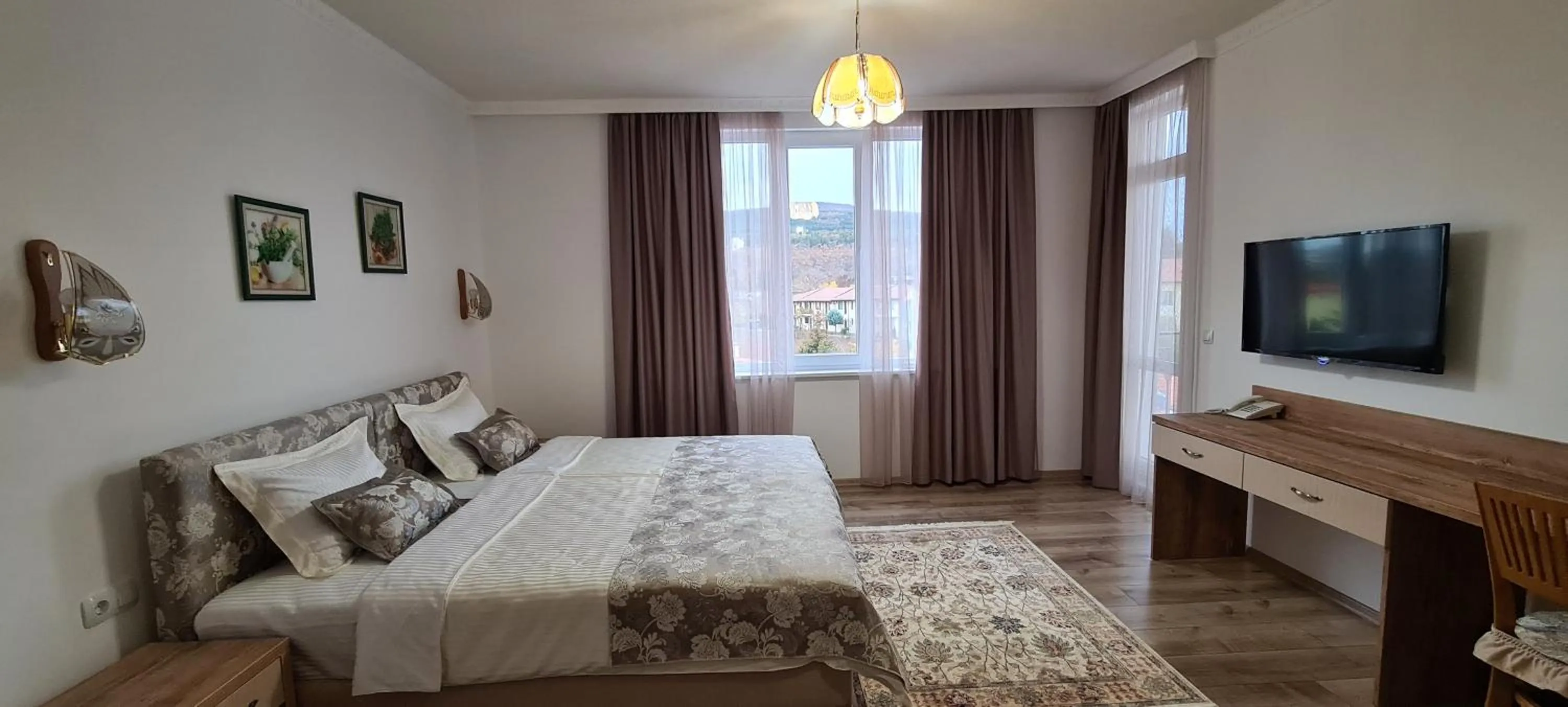 Communal lounge/ TV room, Bed in Aparthotel Olympus Plaza - SPA & Indoor Pool