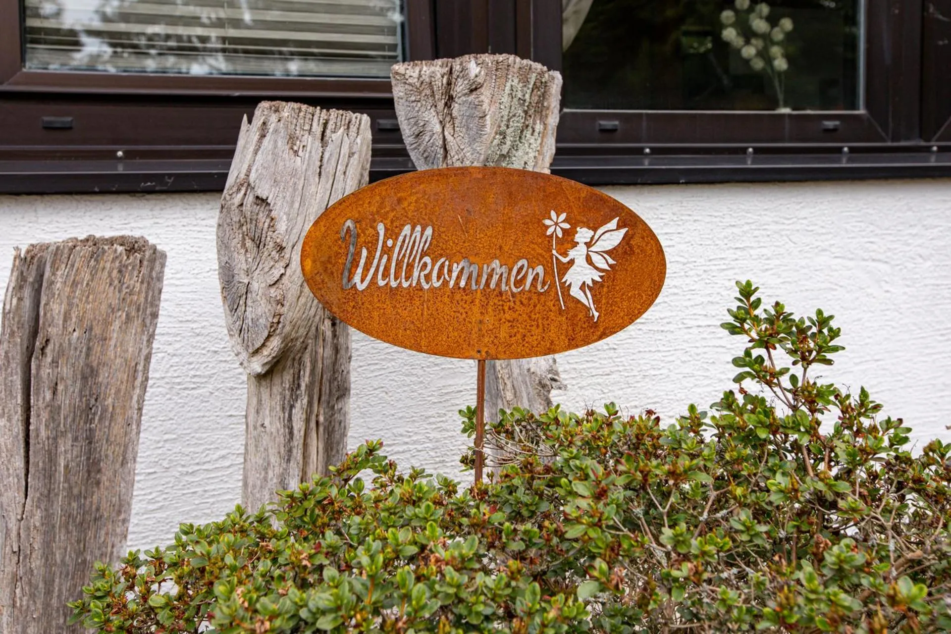 Garden view in Hotel Schomacker