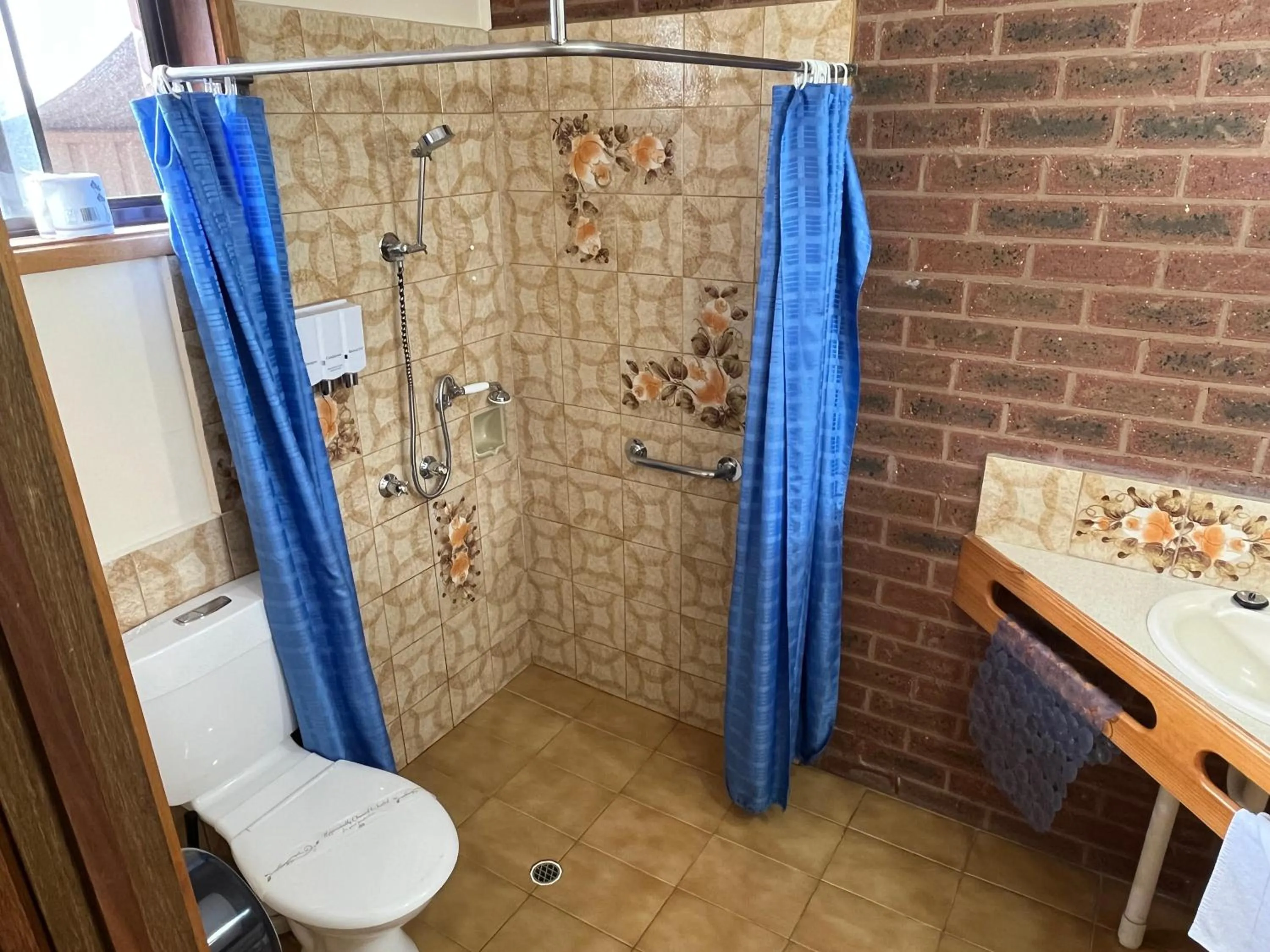 Shower in Barham Riverland Motel