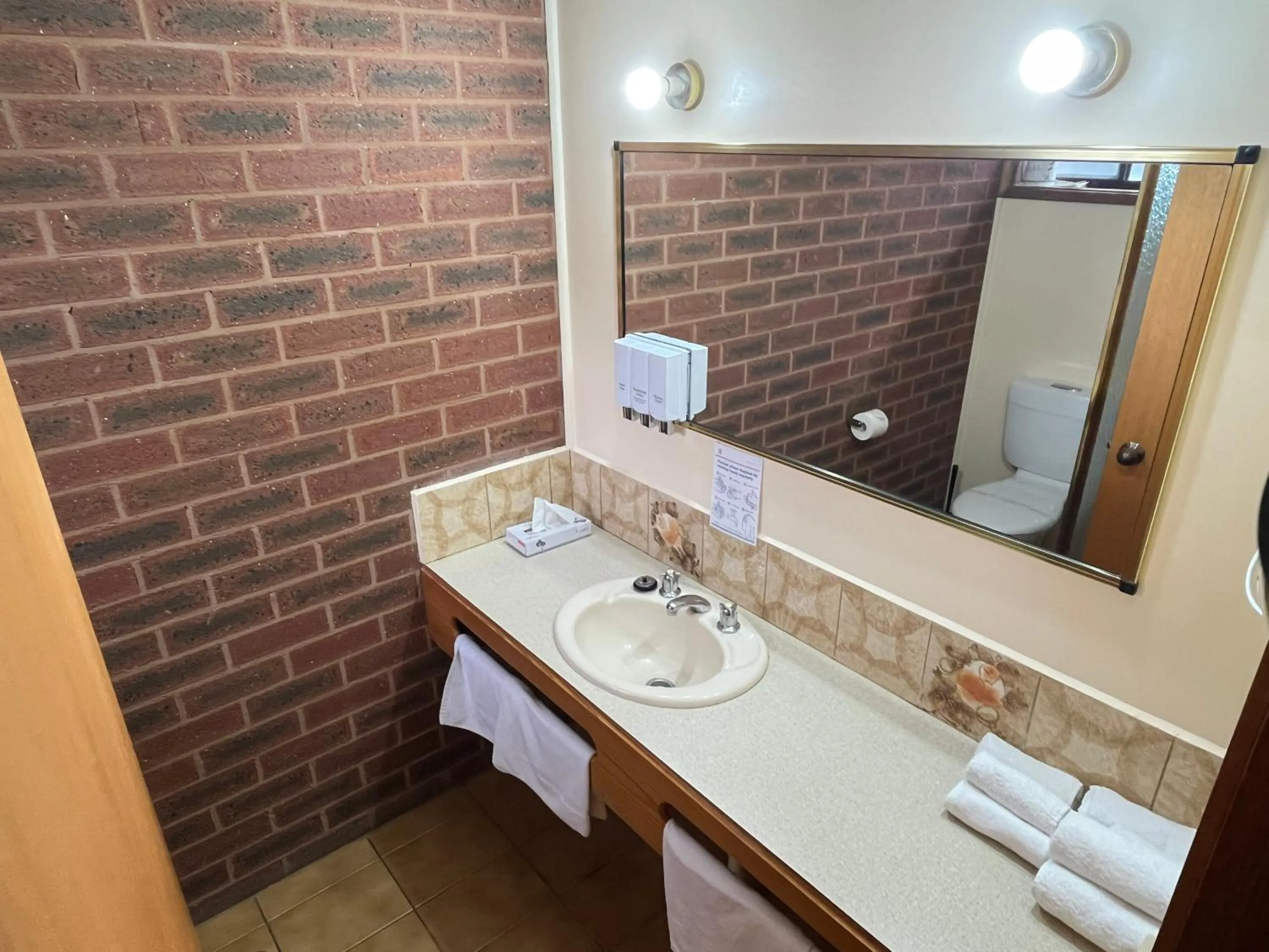 Bathroom in Barham Riverland Motel