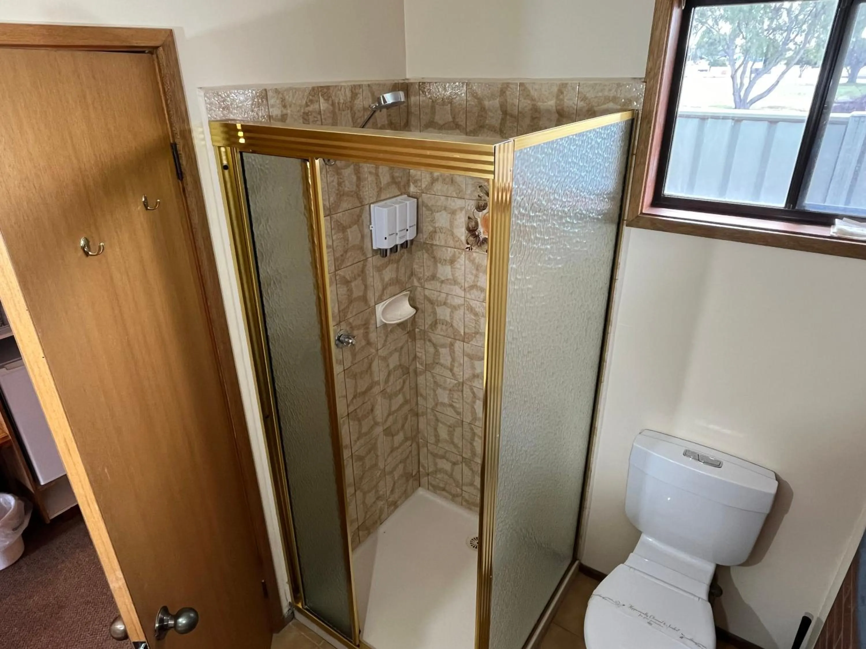 Shower in Barham Riverland Motel