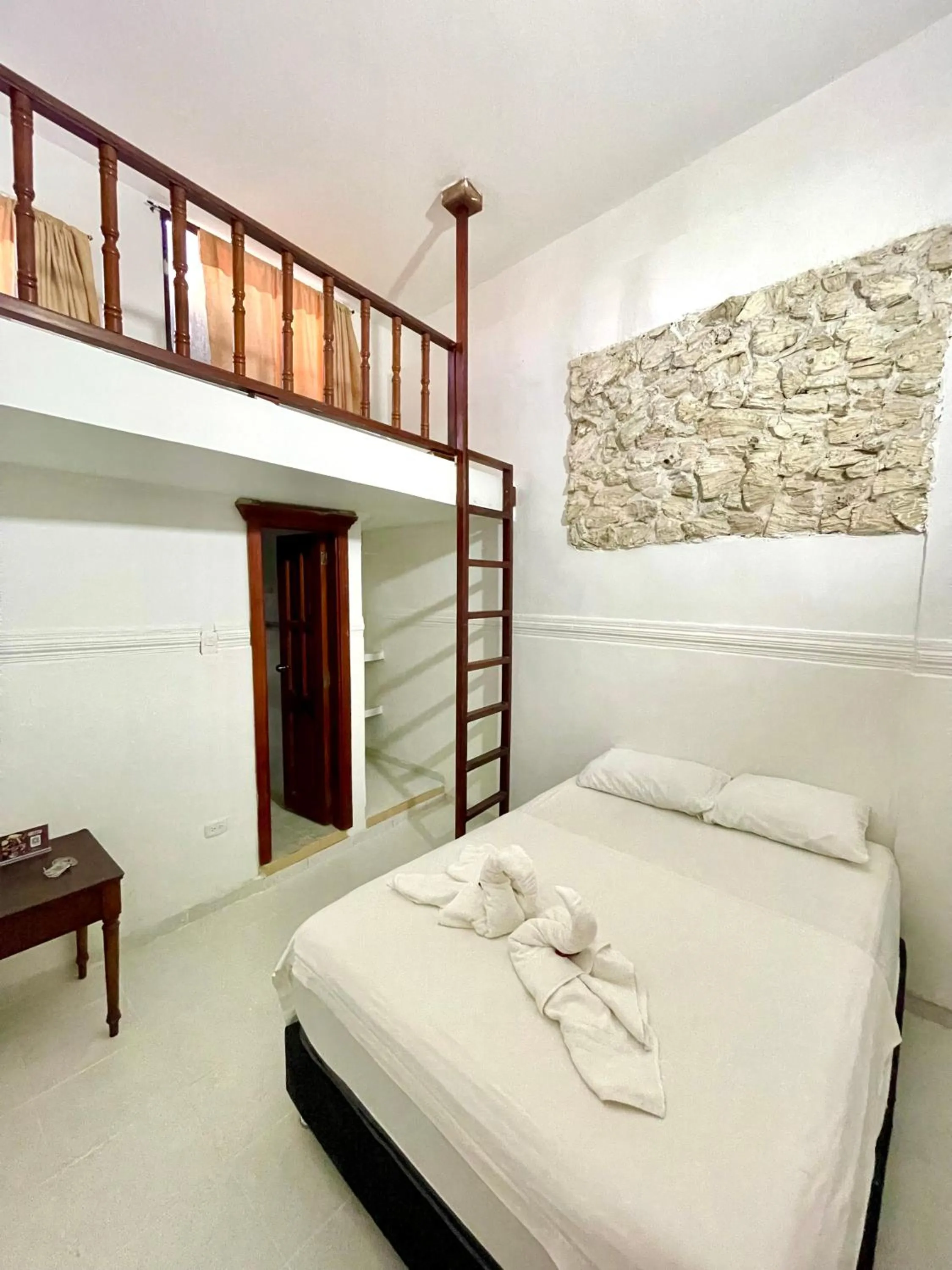 Bed in Hotel Mangata