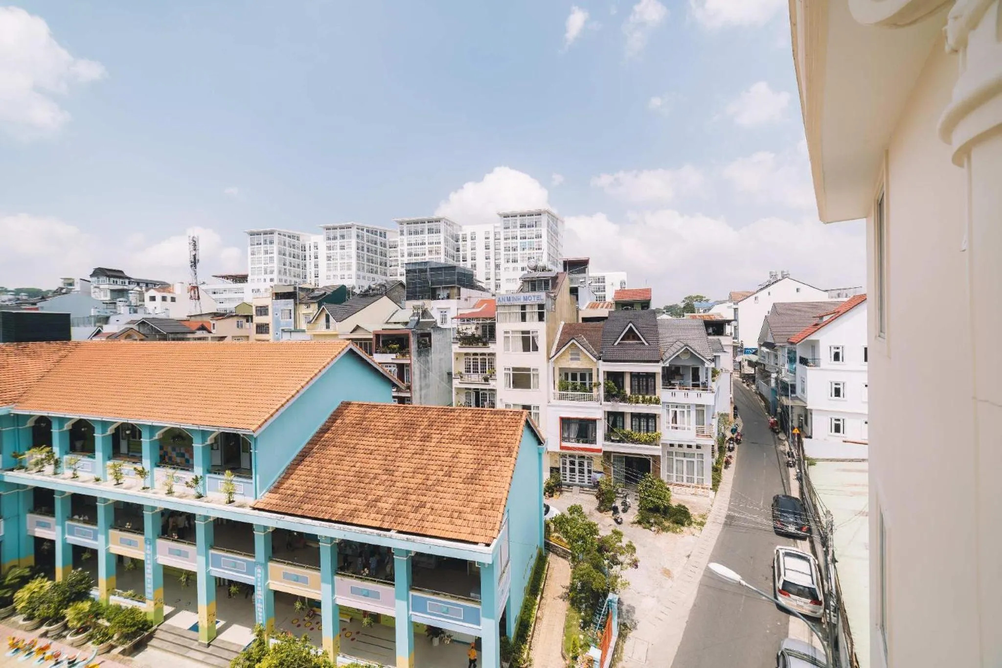 City view in Dalat Paradise Hotel