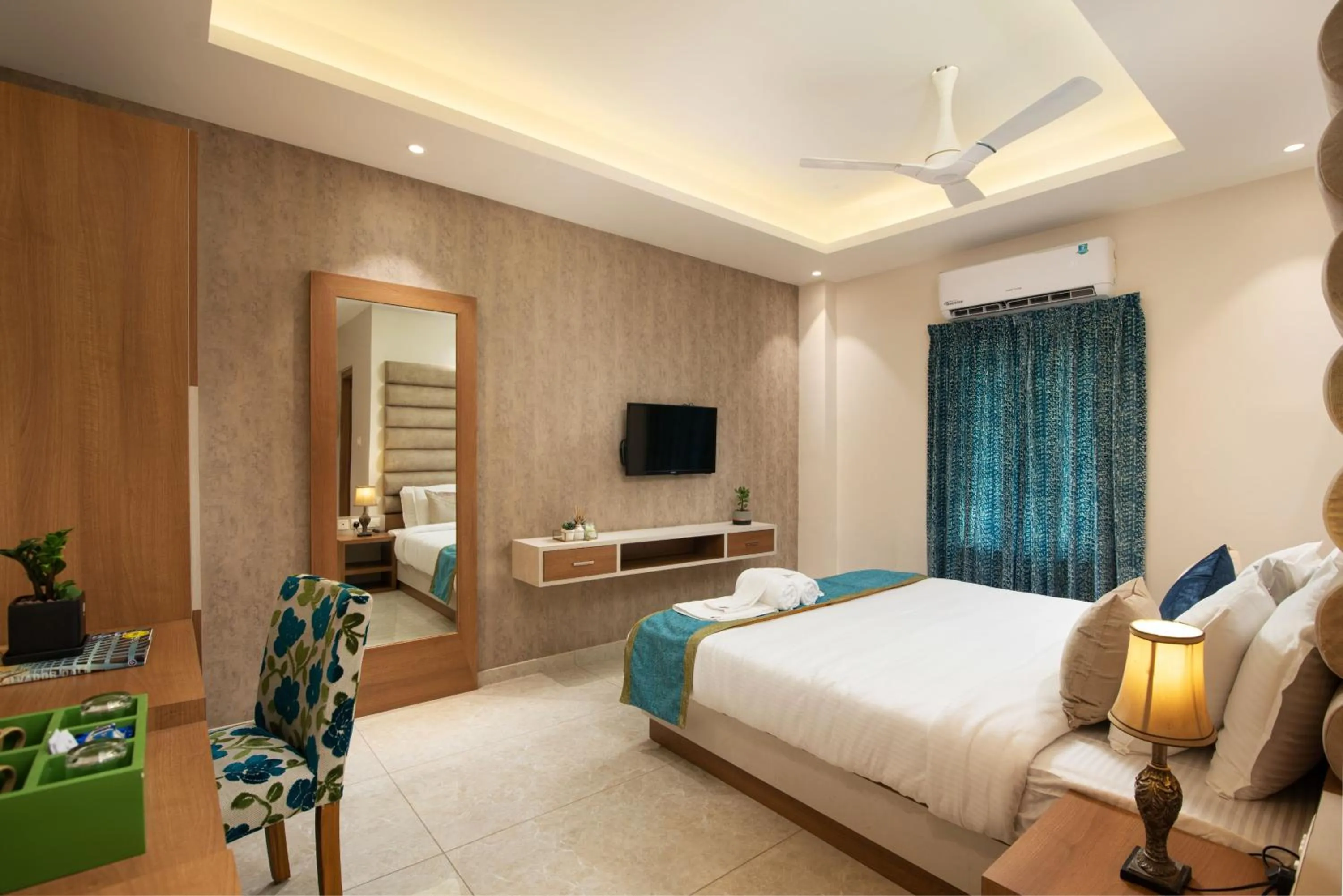 View (from property/room), Bed in Time Square Boutique Hotel & Spa