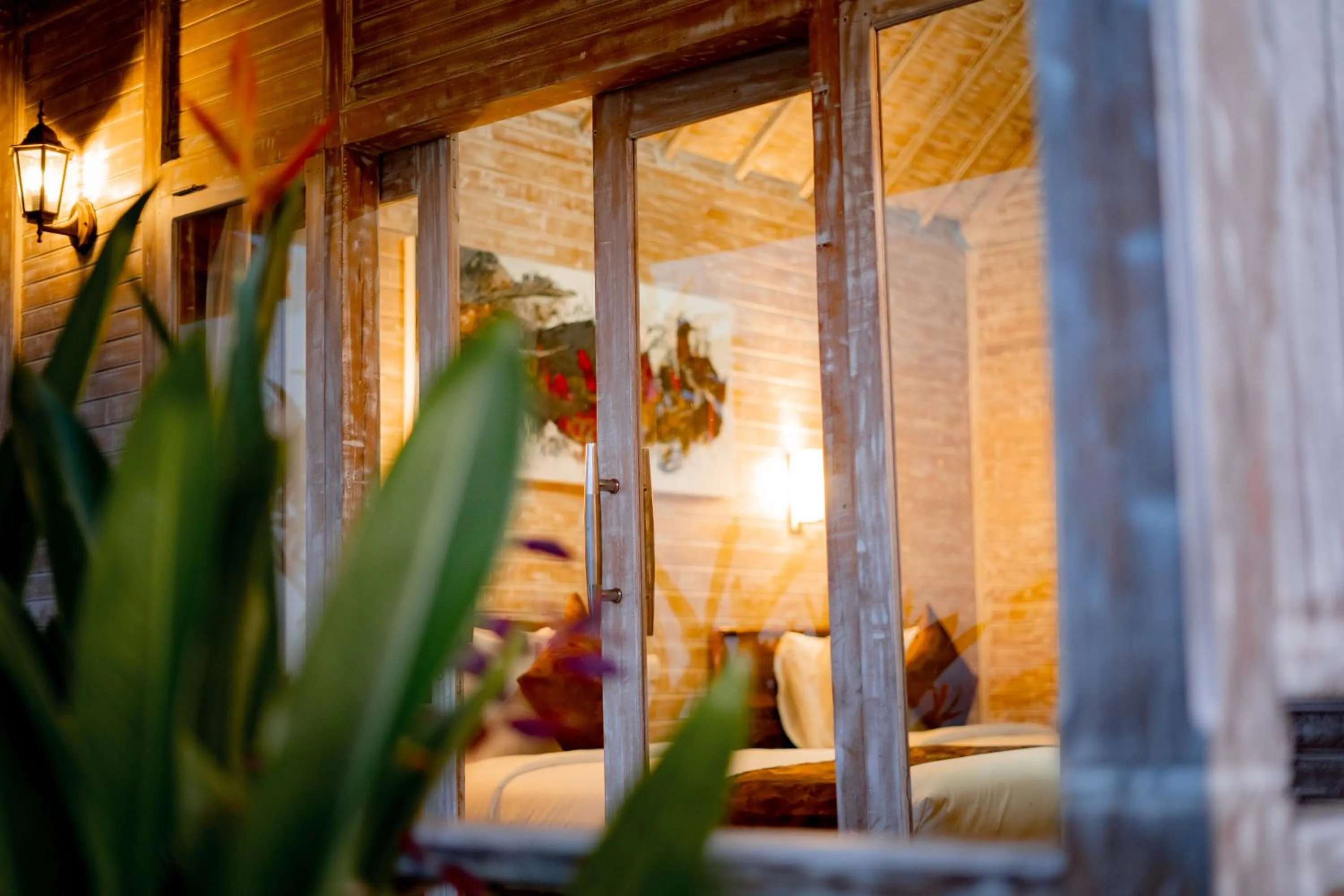 Balcony/Terrace, Bed in Gara Gara Sea View