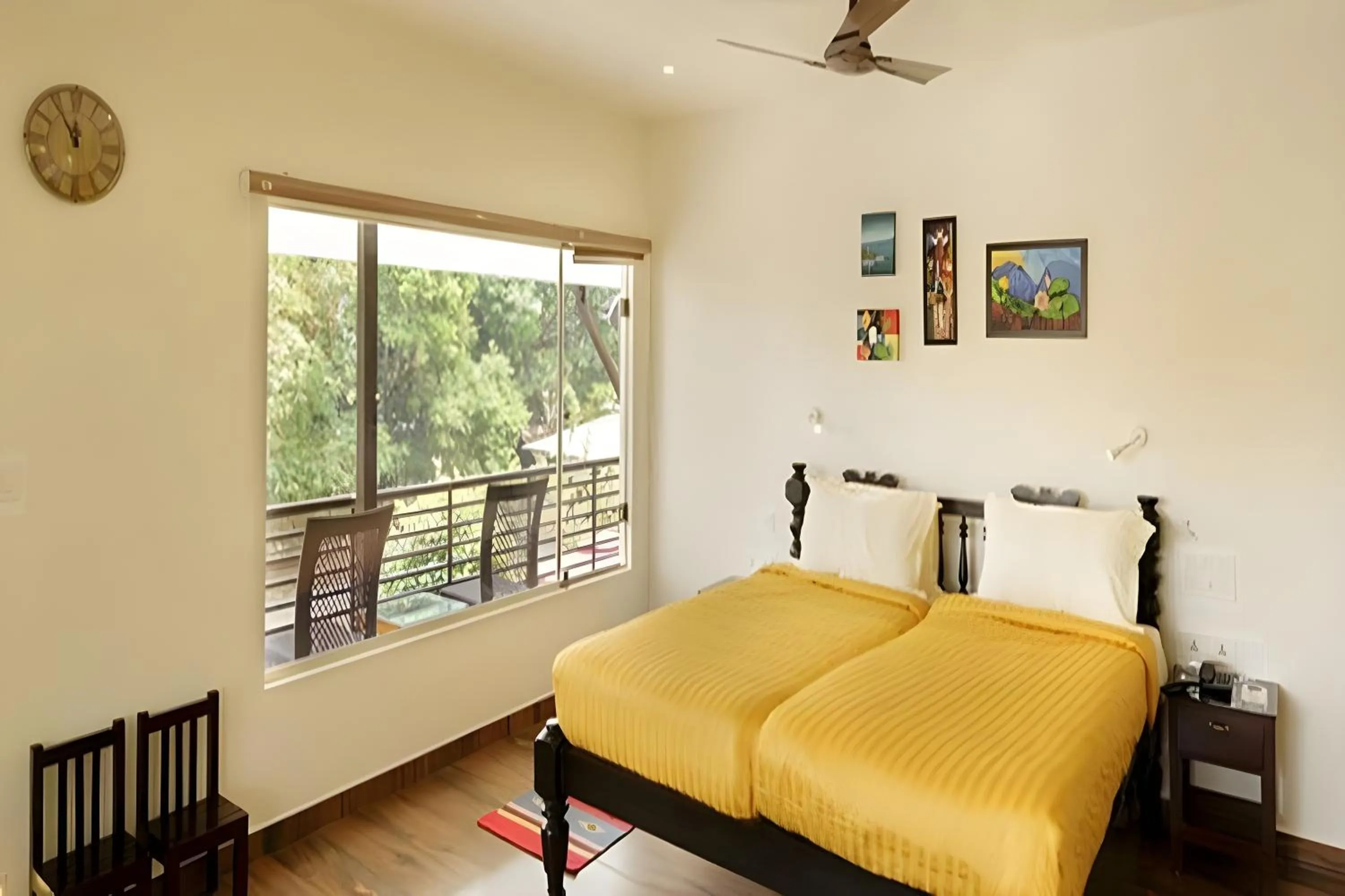 Bed in Lhasa Ayurveda and Wellness Resort - A BluSalzz Collection, Kochi, Kerala