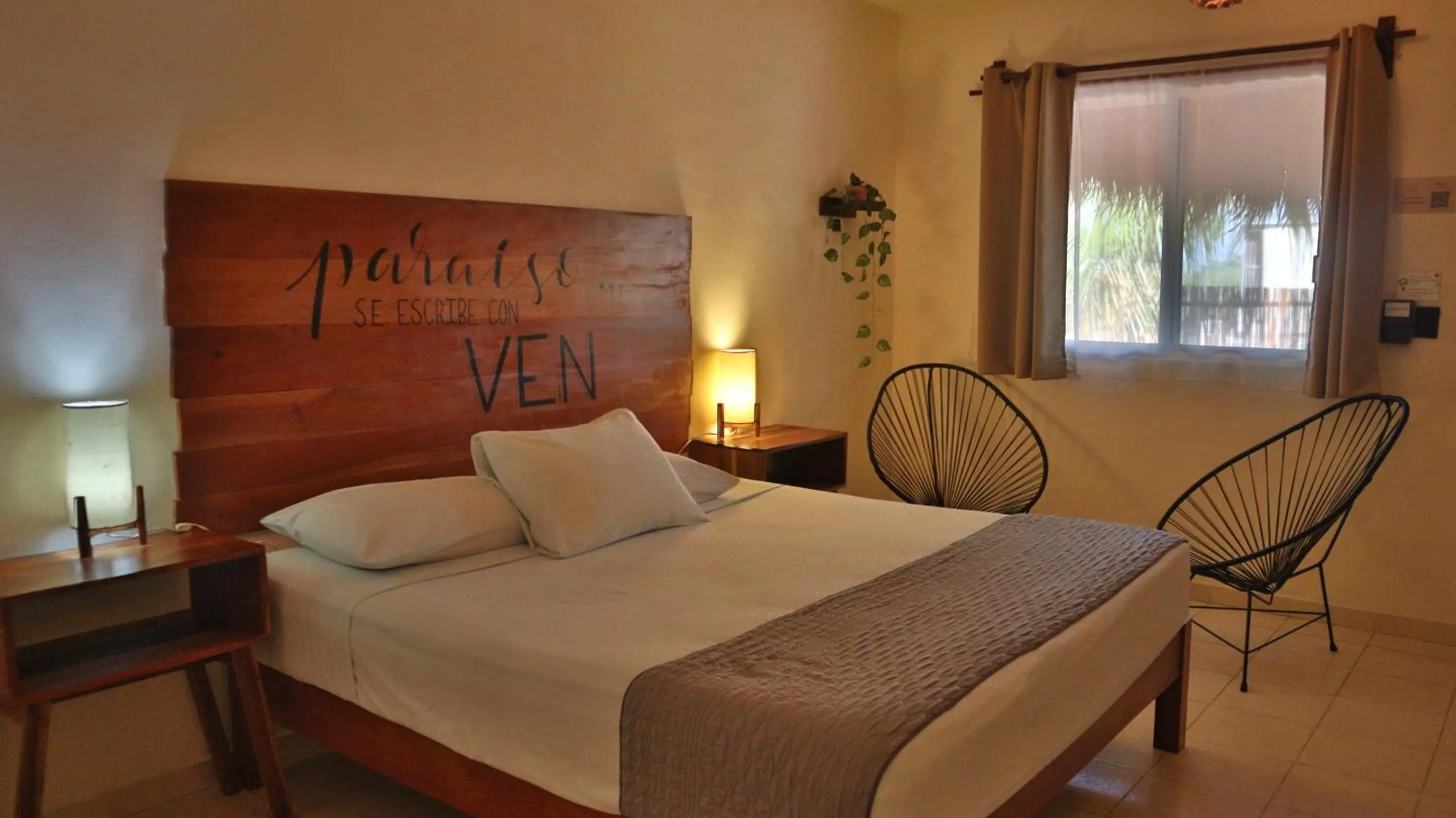 Bed in Hotel Sur Bacalar