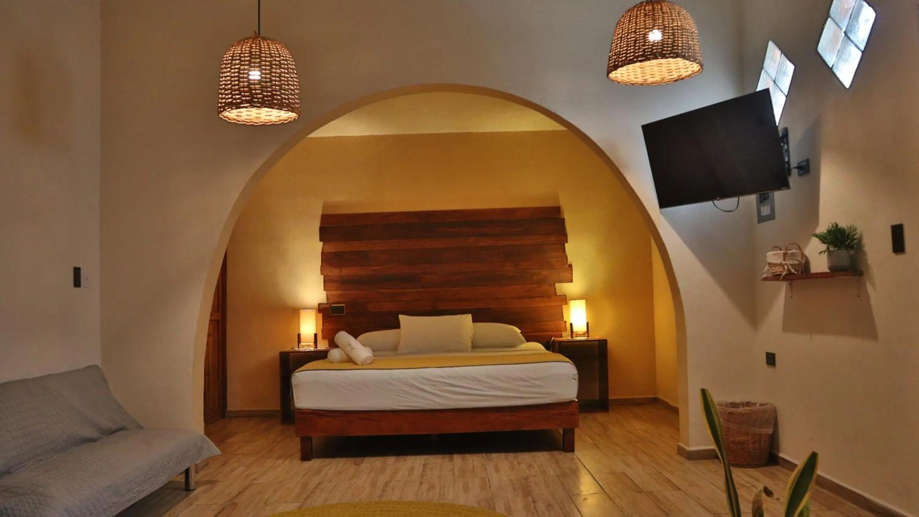 Bed in Hotel Sur Bacalar