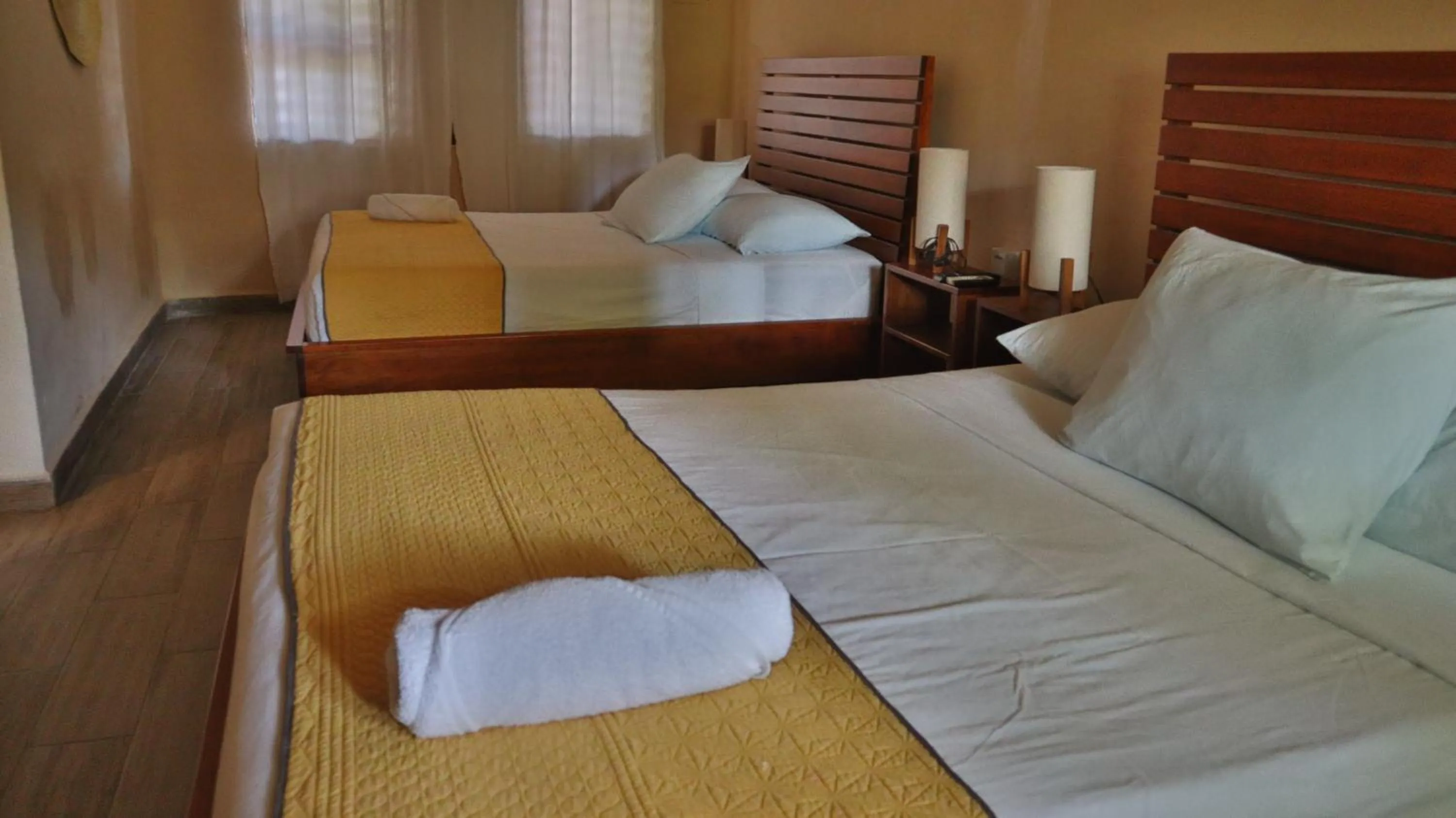 Bed in Hotel Sur Bacalar
