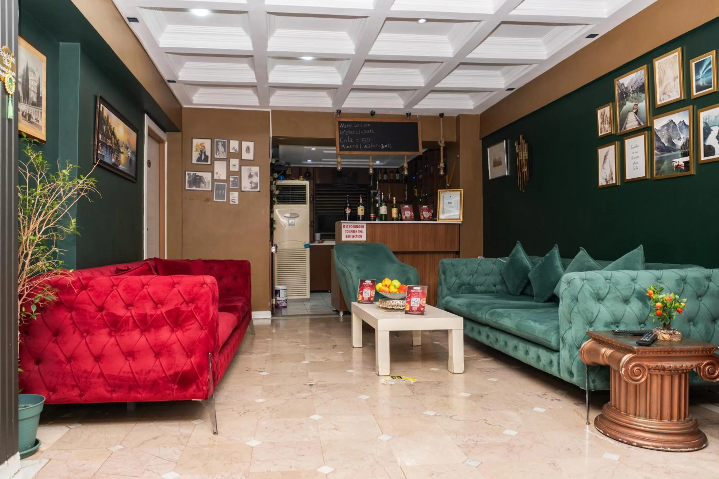 Living room in Ozio İstanbul Hotel