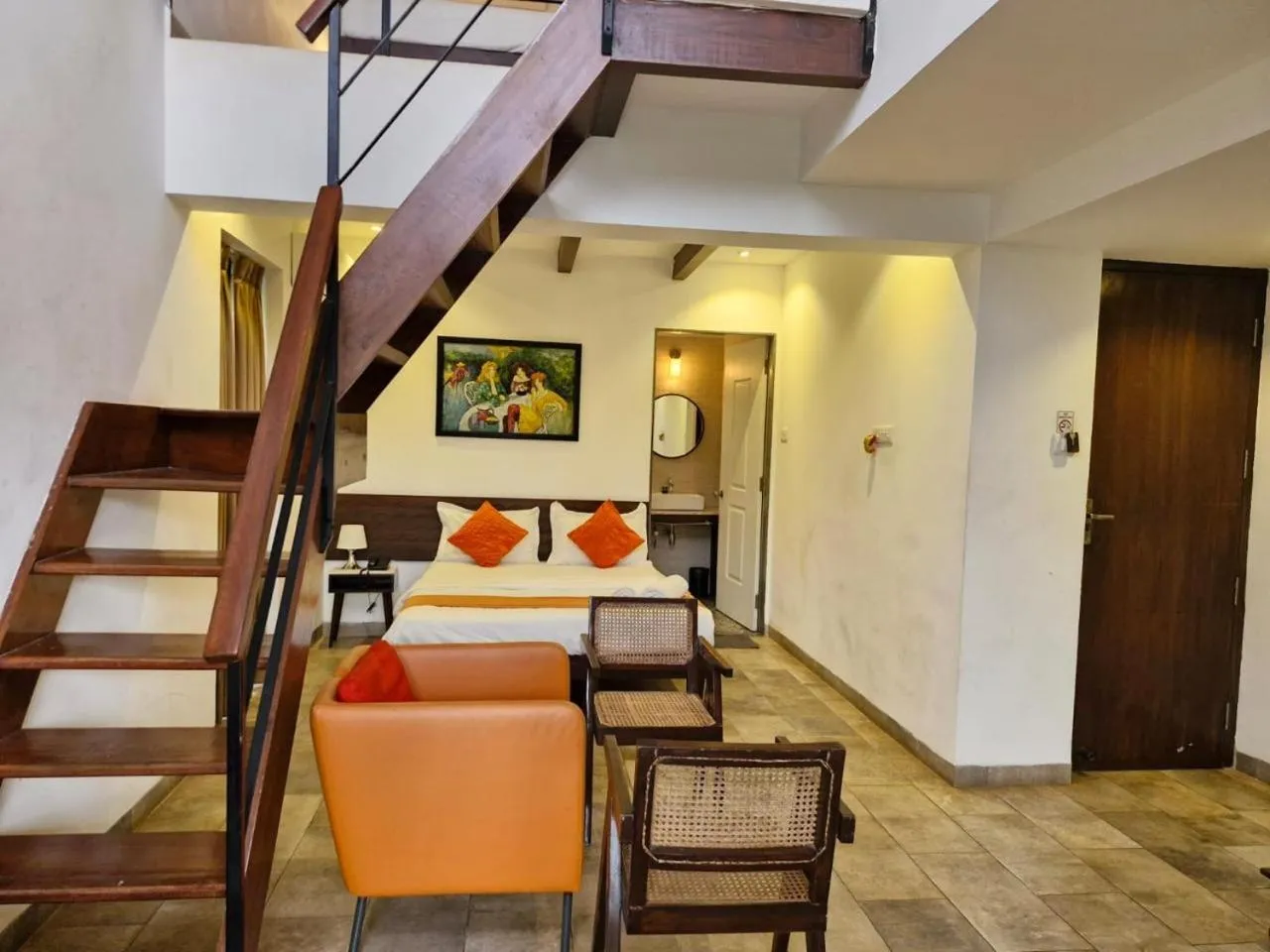 Bedroom in HALF Hotel, Calangute