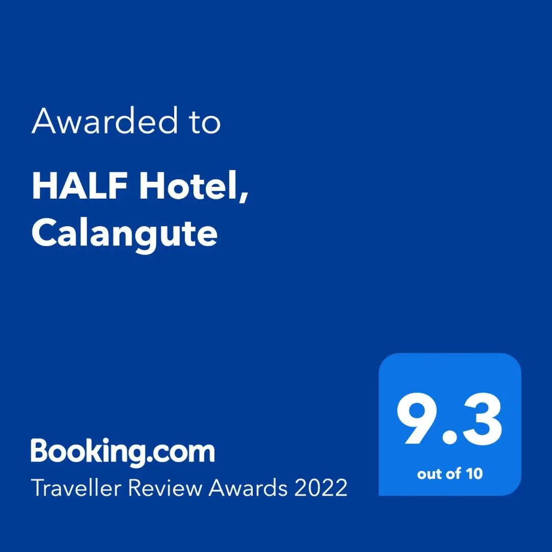 Certificate/Award in HALF Hotel, Calangute