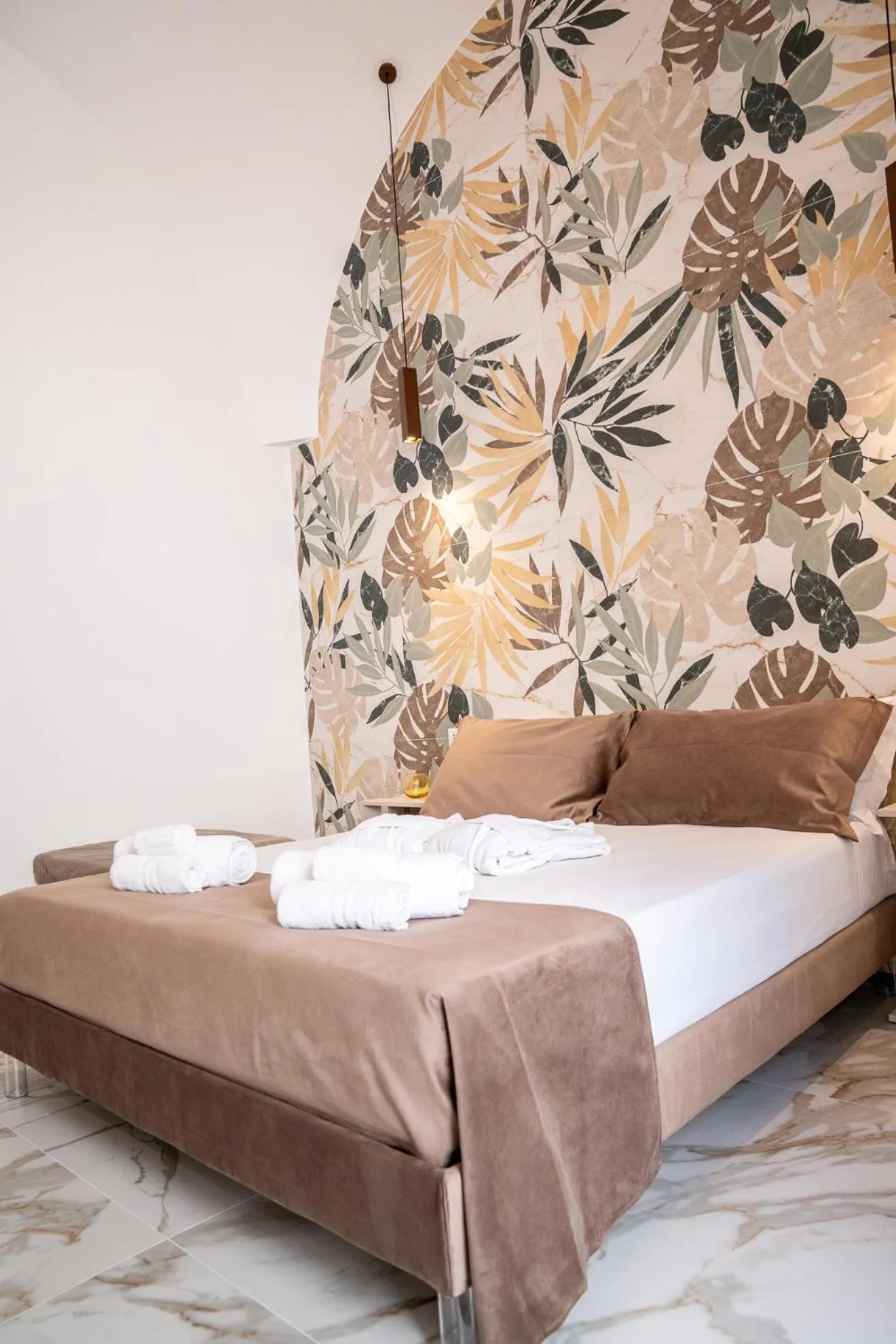 Bed in La Bella Ostuni Suites