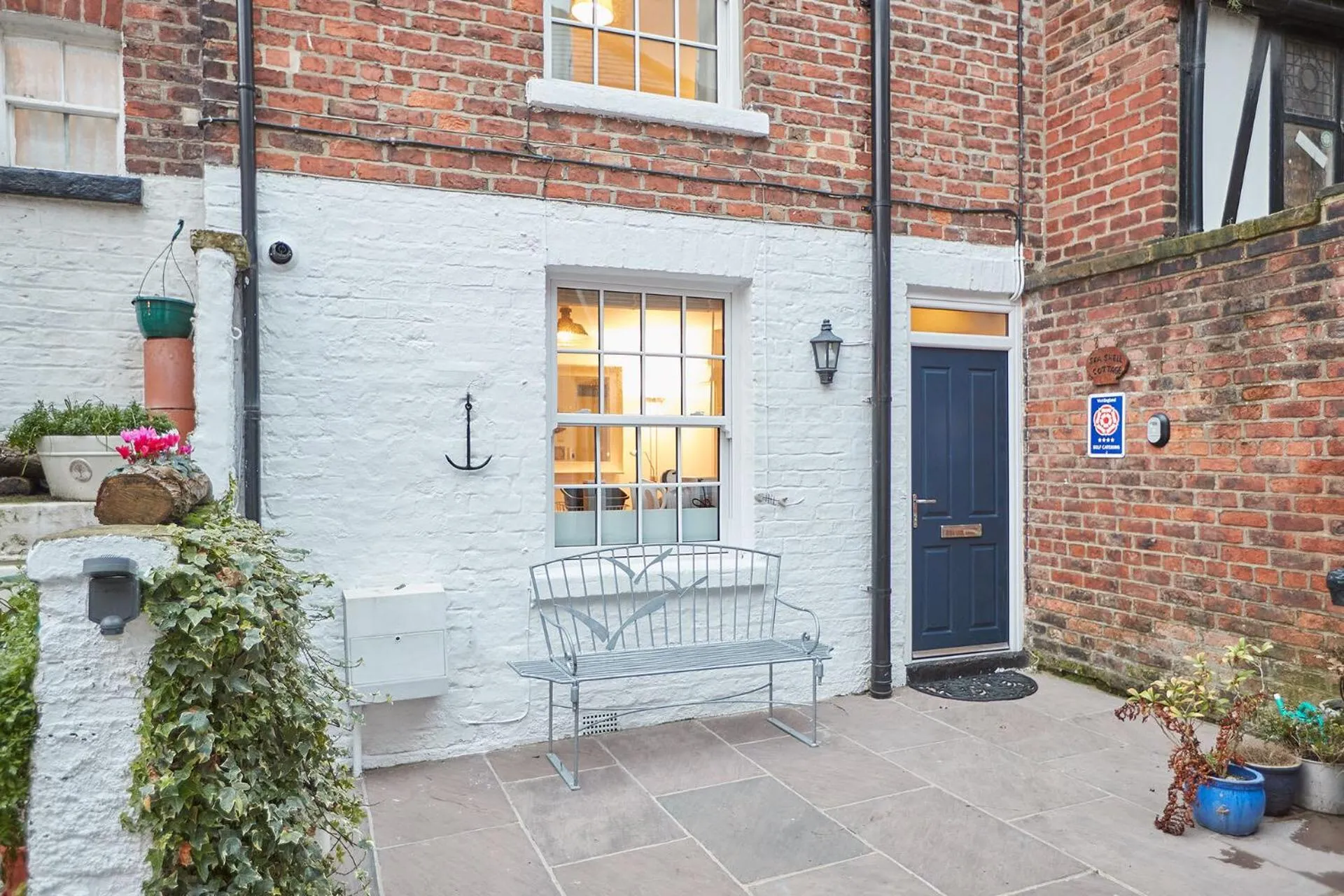 Patio in Seashell Cottage