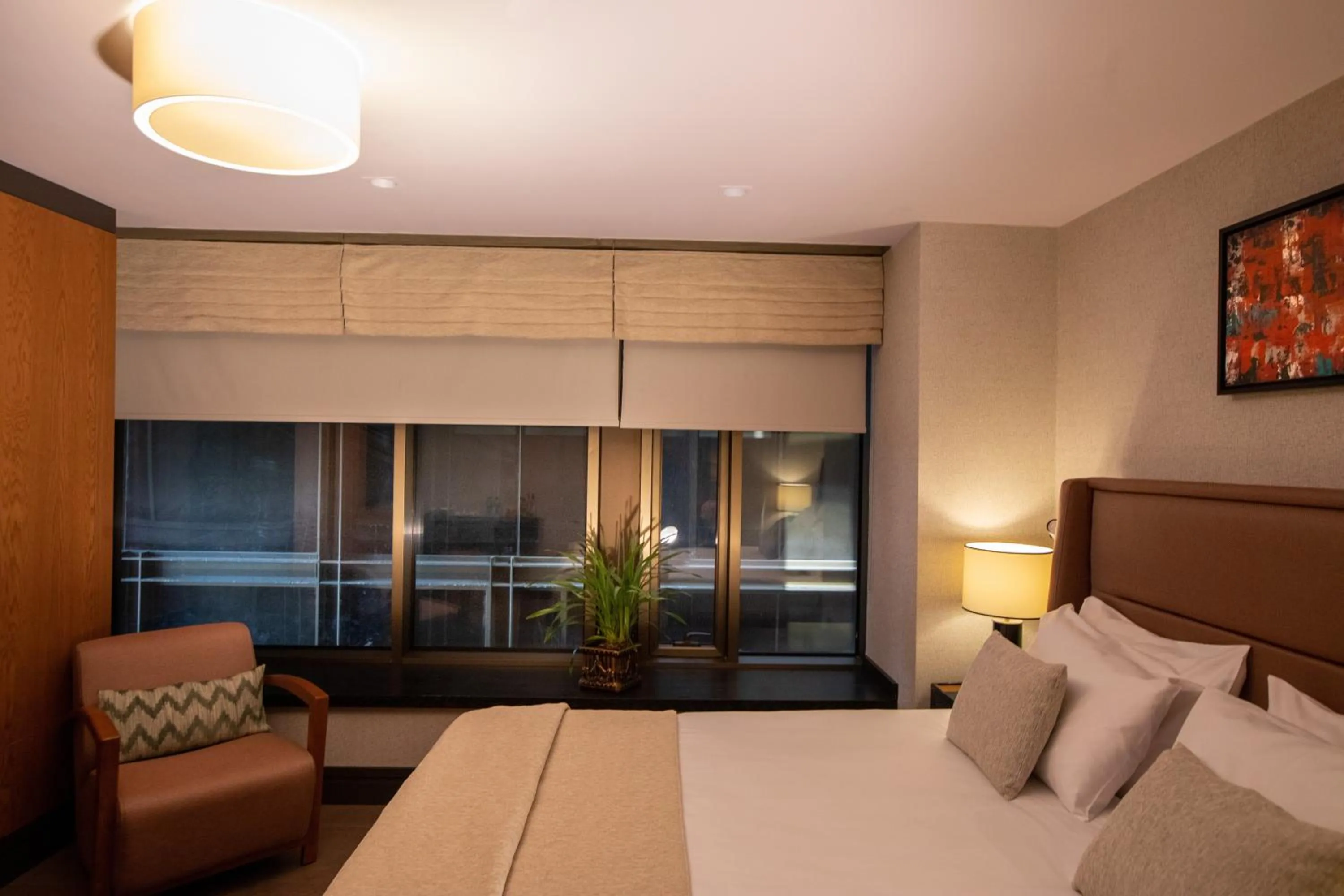 Photo of the whole room, Bed in Root Karaköy