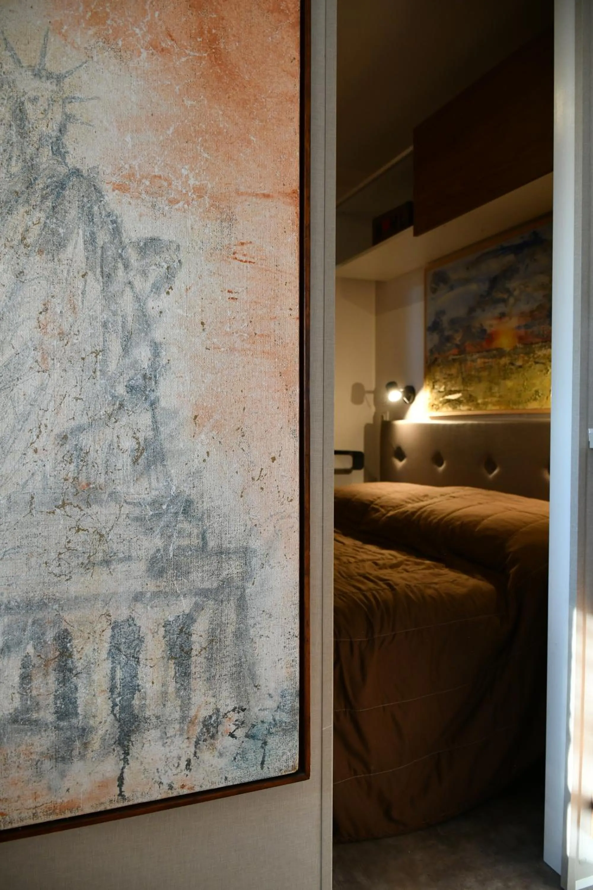 Bedroom, Bed in Palazzo delle Biscie - Old Tower & Village