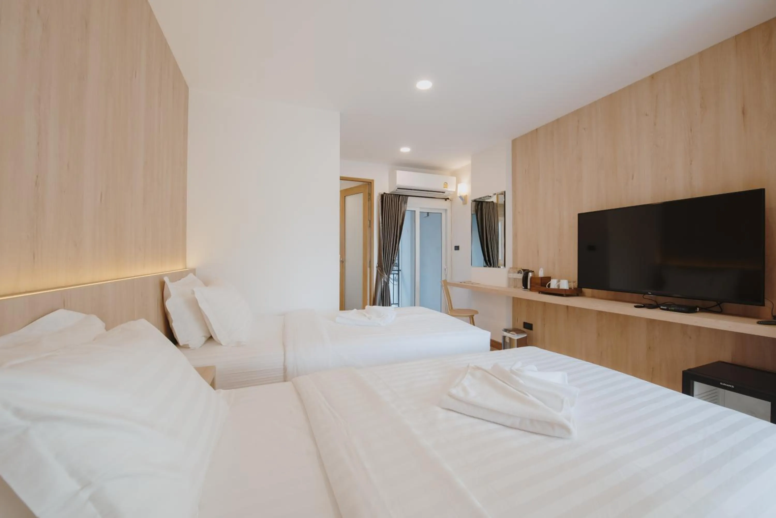 Bedroom, Bed in Poodson Hotel Chiangmai