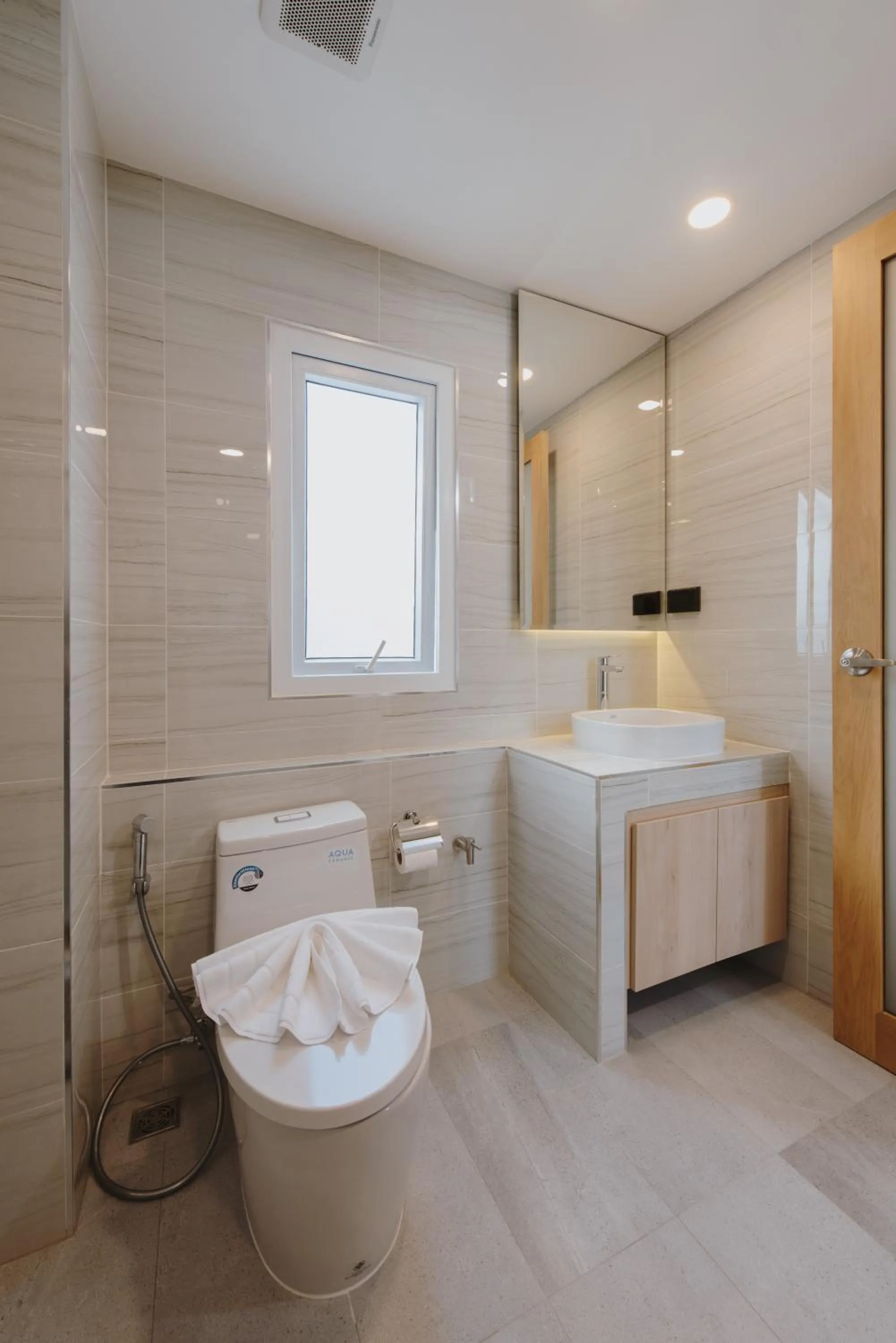 Bathroom in Poodson Hotel Chiangmai