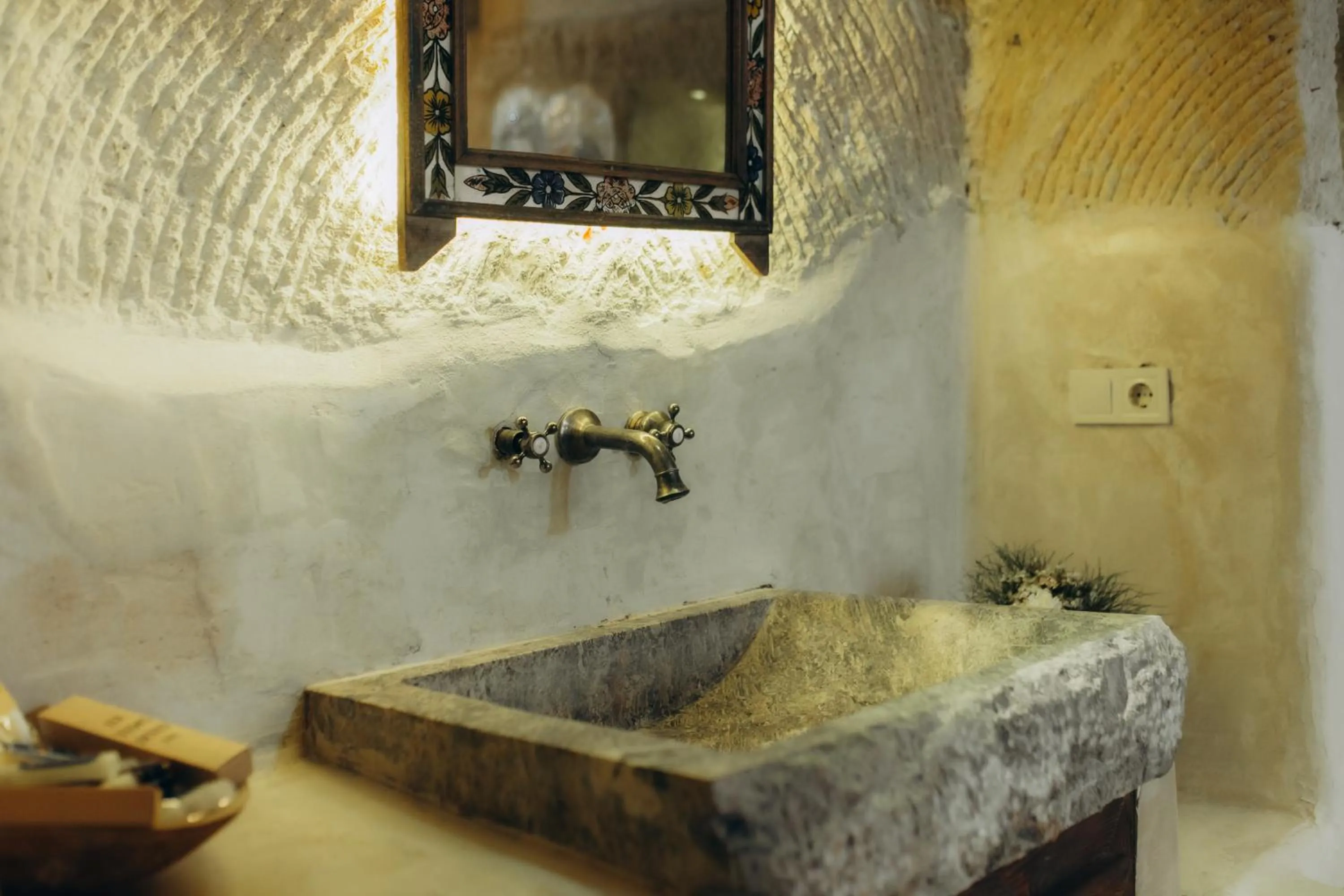 Bathroom in Doda Artisanal Cave Hotel 14 Plus