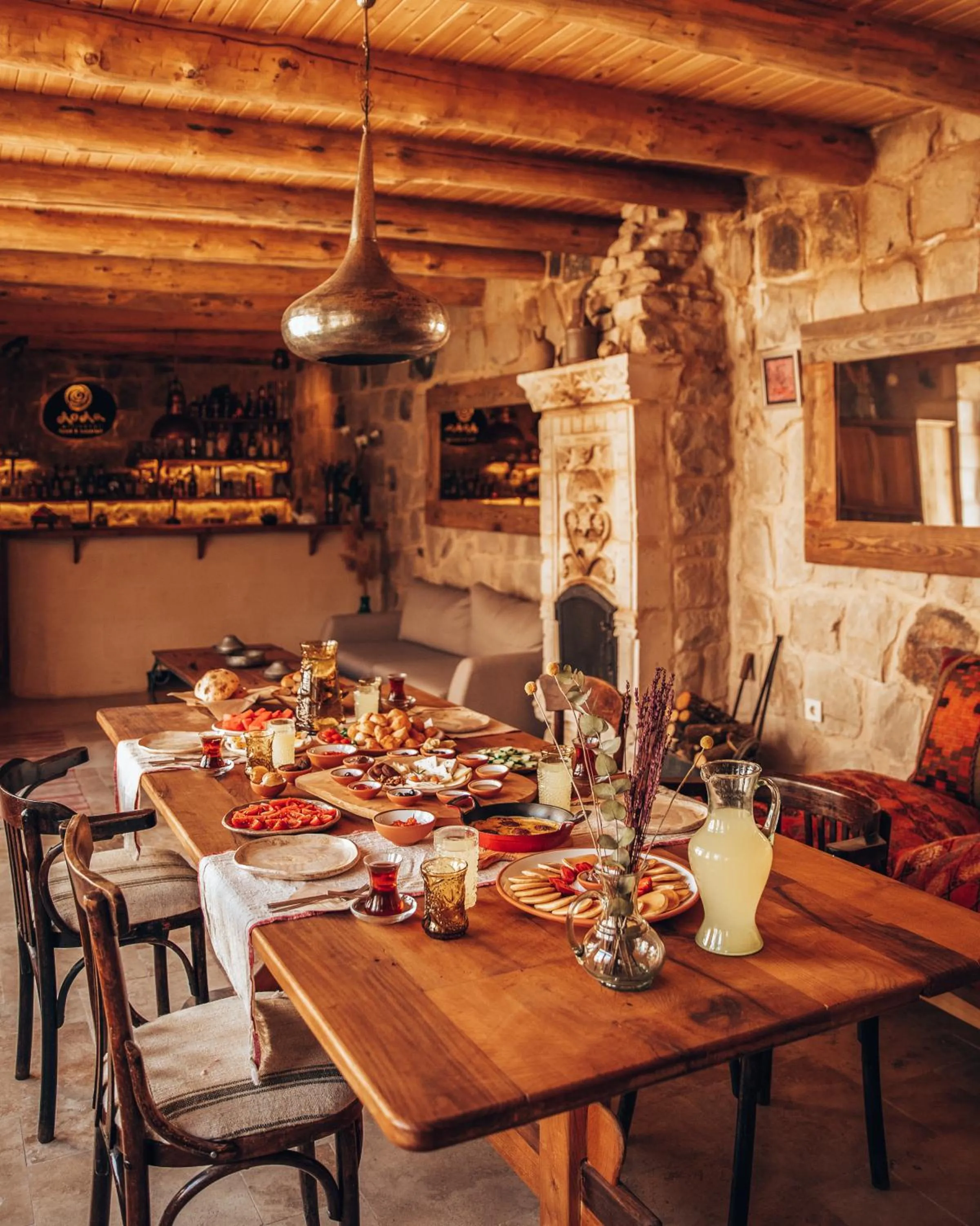 Breakfast in Doda Artisanal Cave Hotel 14 Plus