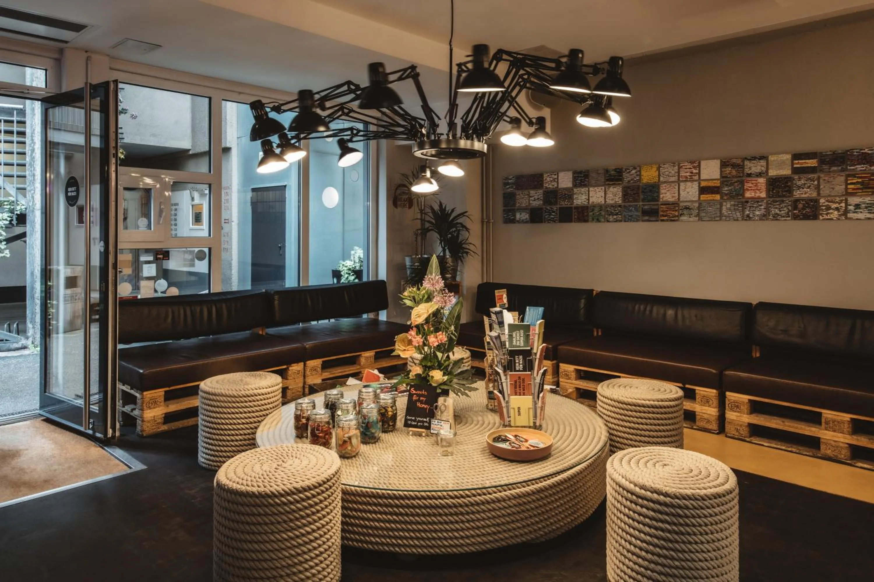 Lobby or reception in Superbude Hamburg St Georg