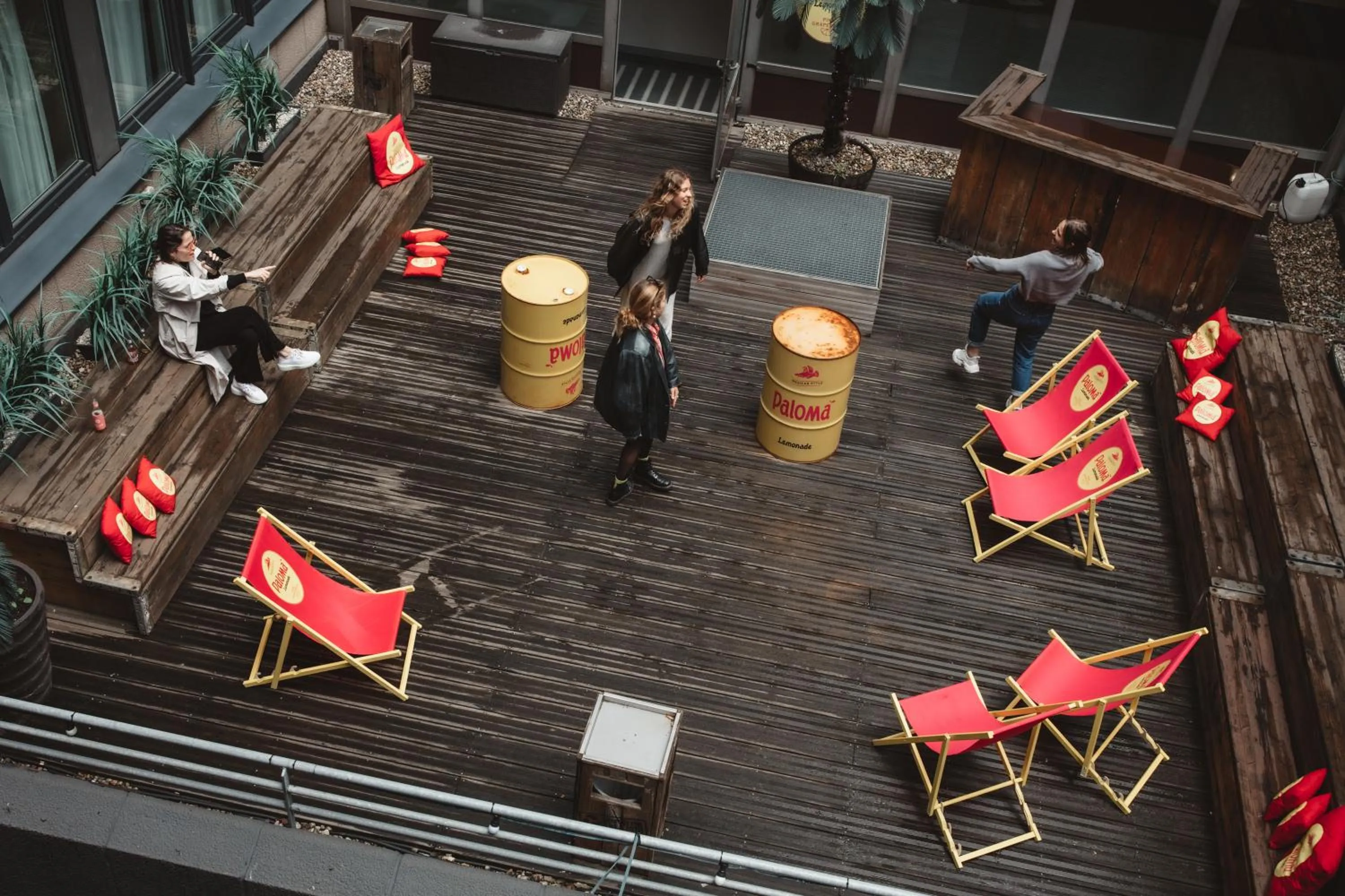Balcony/Terrace in Superbude Hamburg St Georg