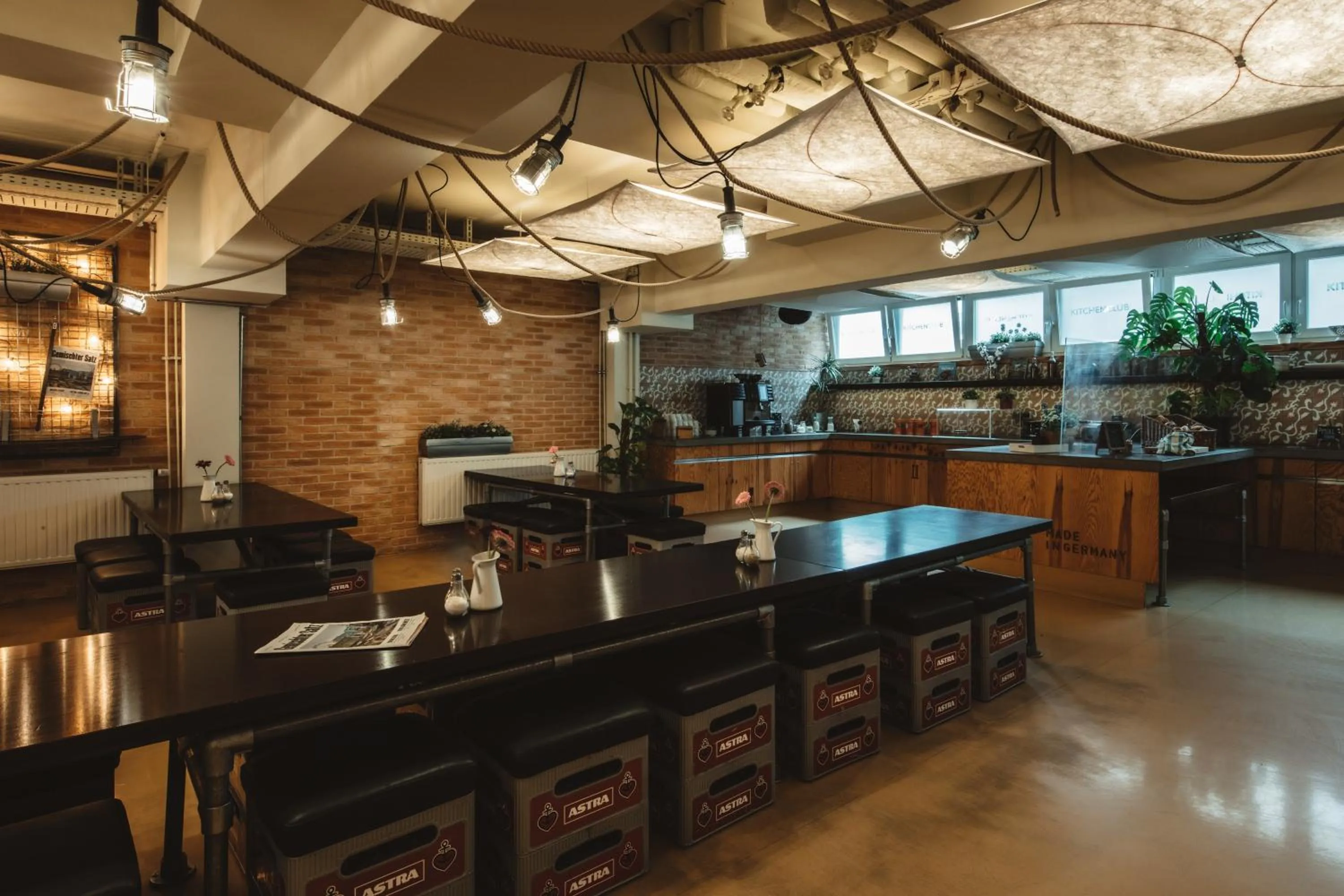 Seating area in Superbude Hamburg St Georg