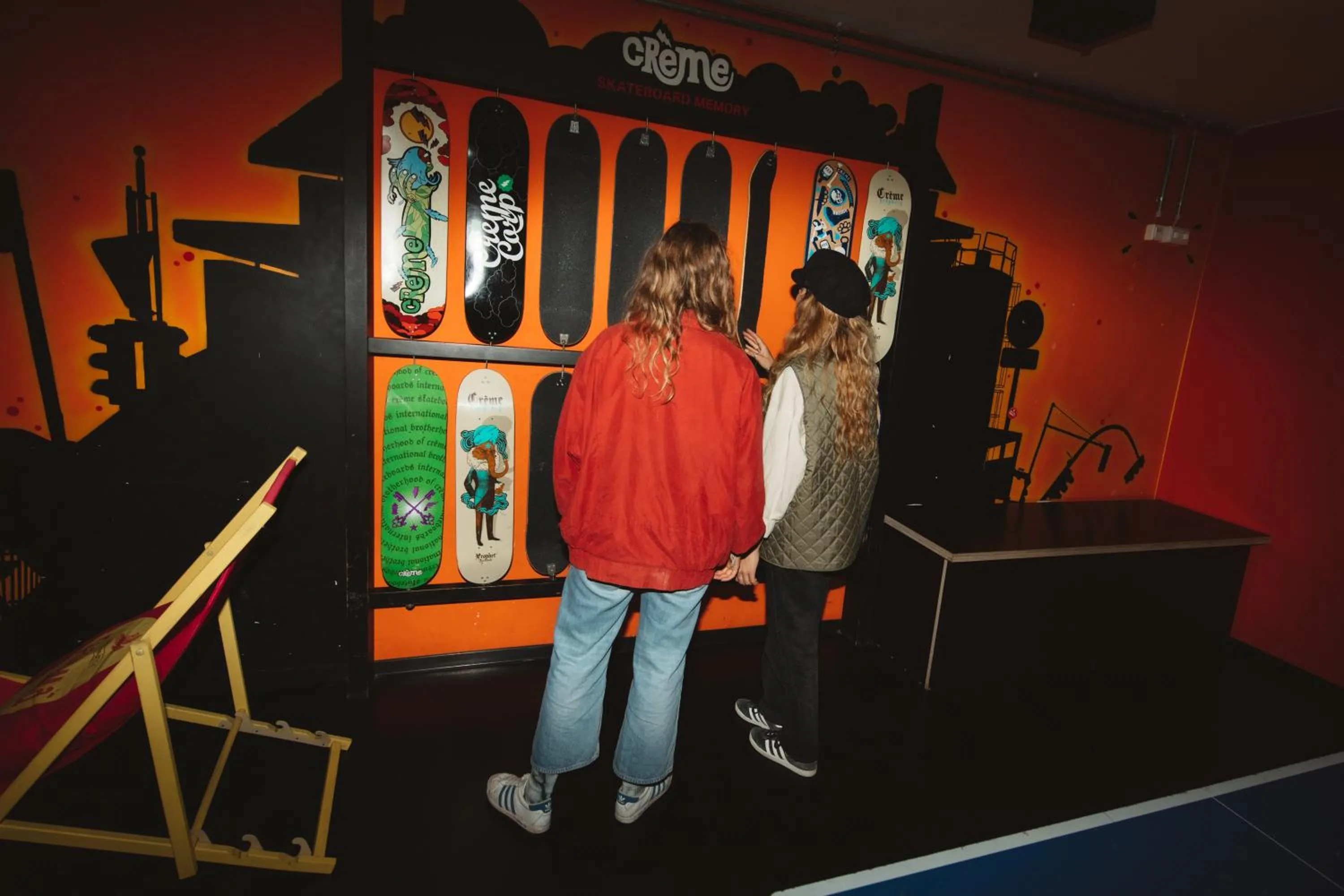 Decorative detail in Superbude Hamburg St Georg