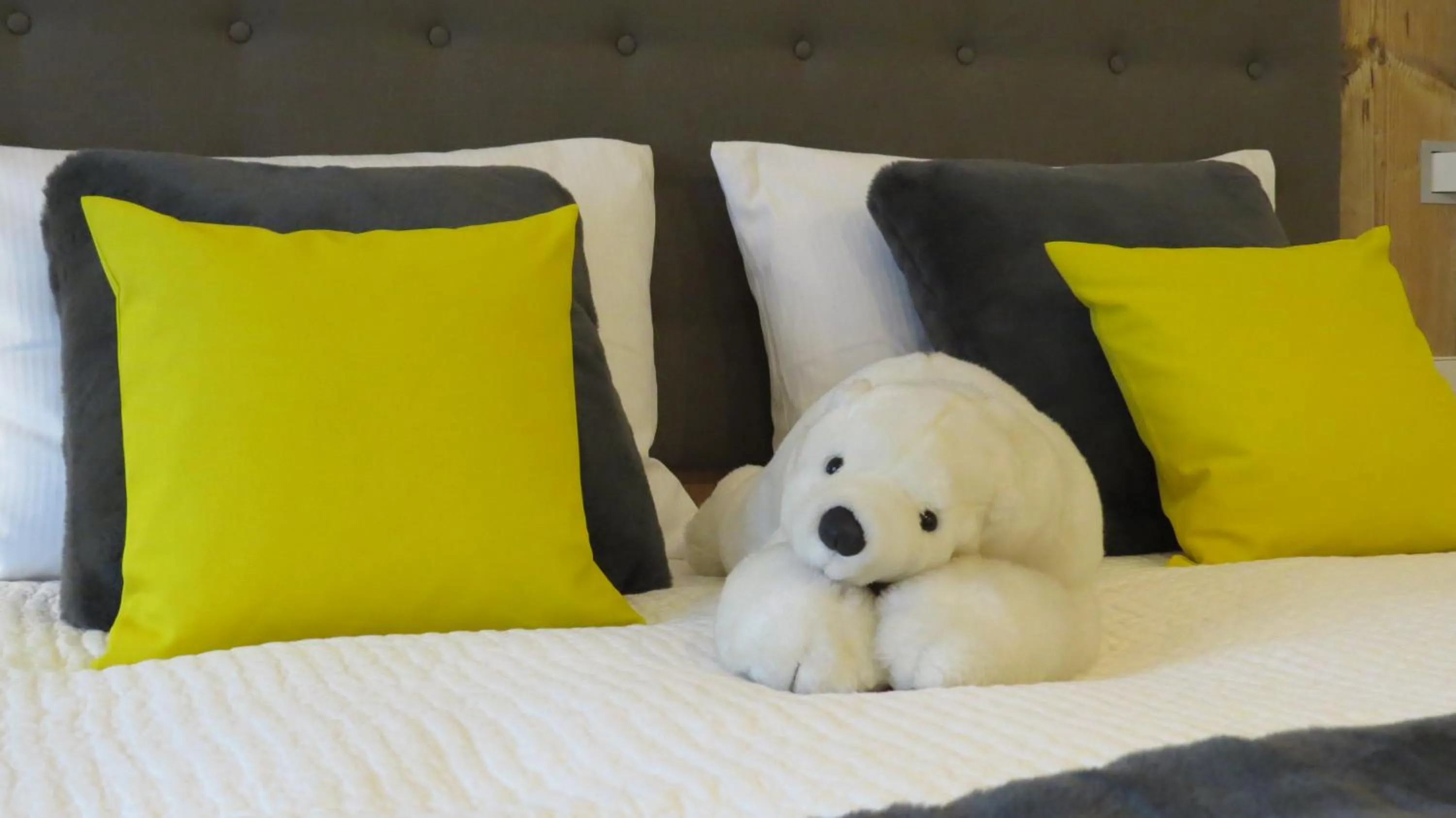 Bed in Hotel Drei Morgen