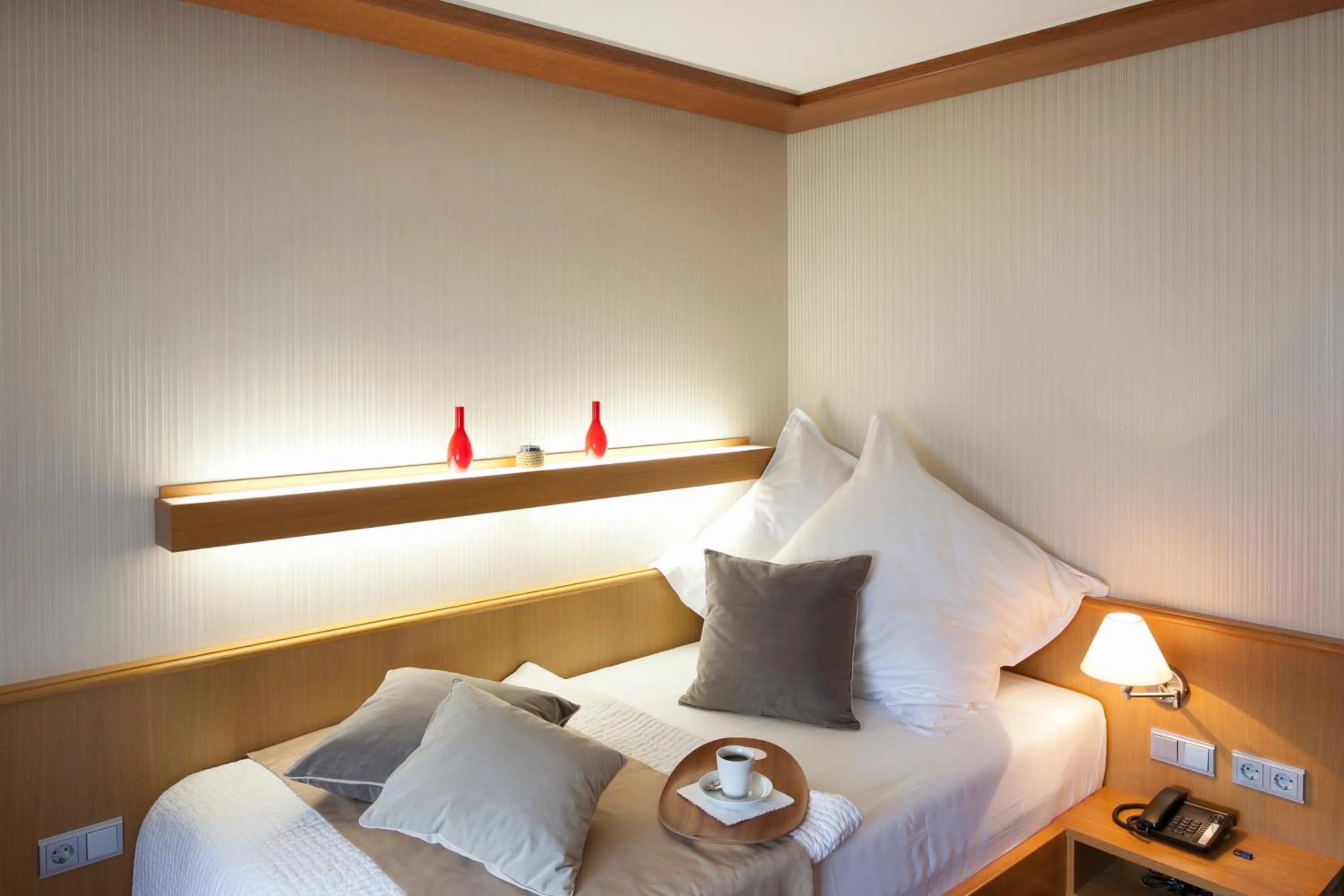 Bed in Hotel Drei Morgen