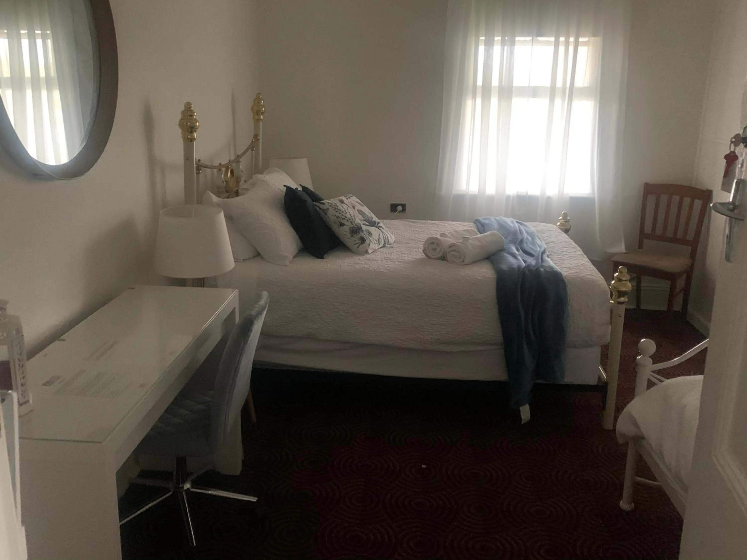 Bed in Hotel Koorawatha