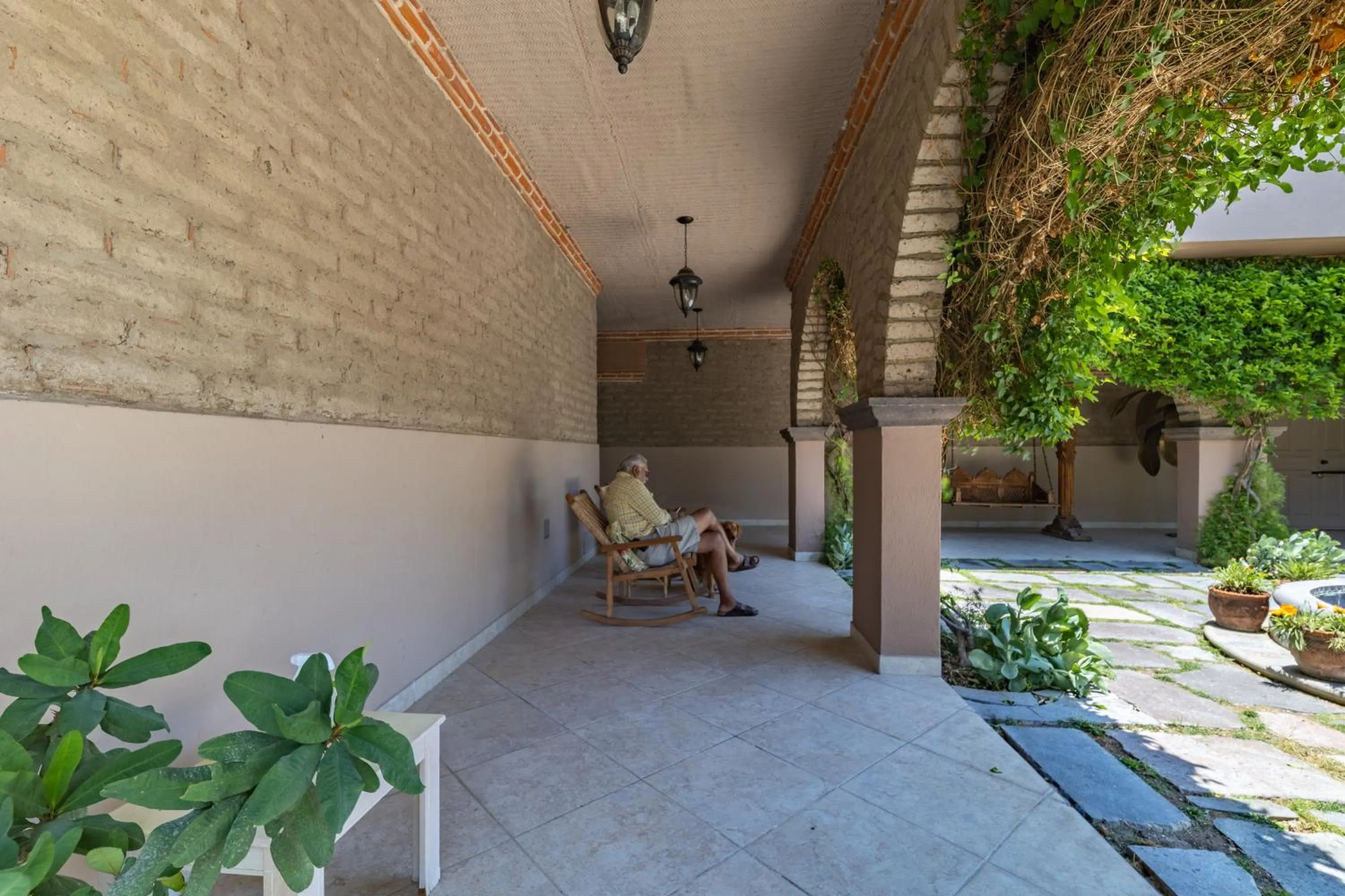 Garden in Casa Las Palmas, San Miguel de Allende