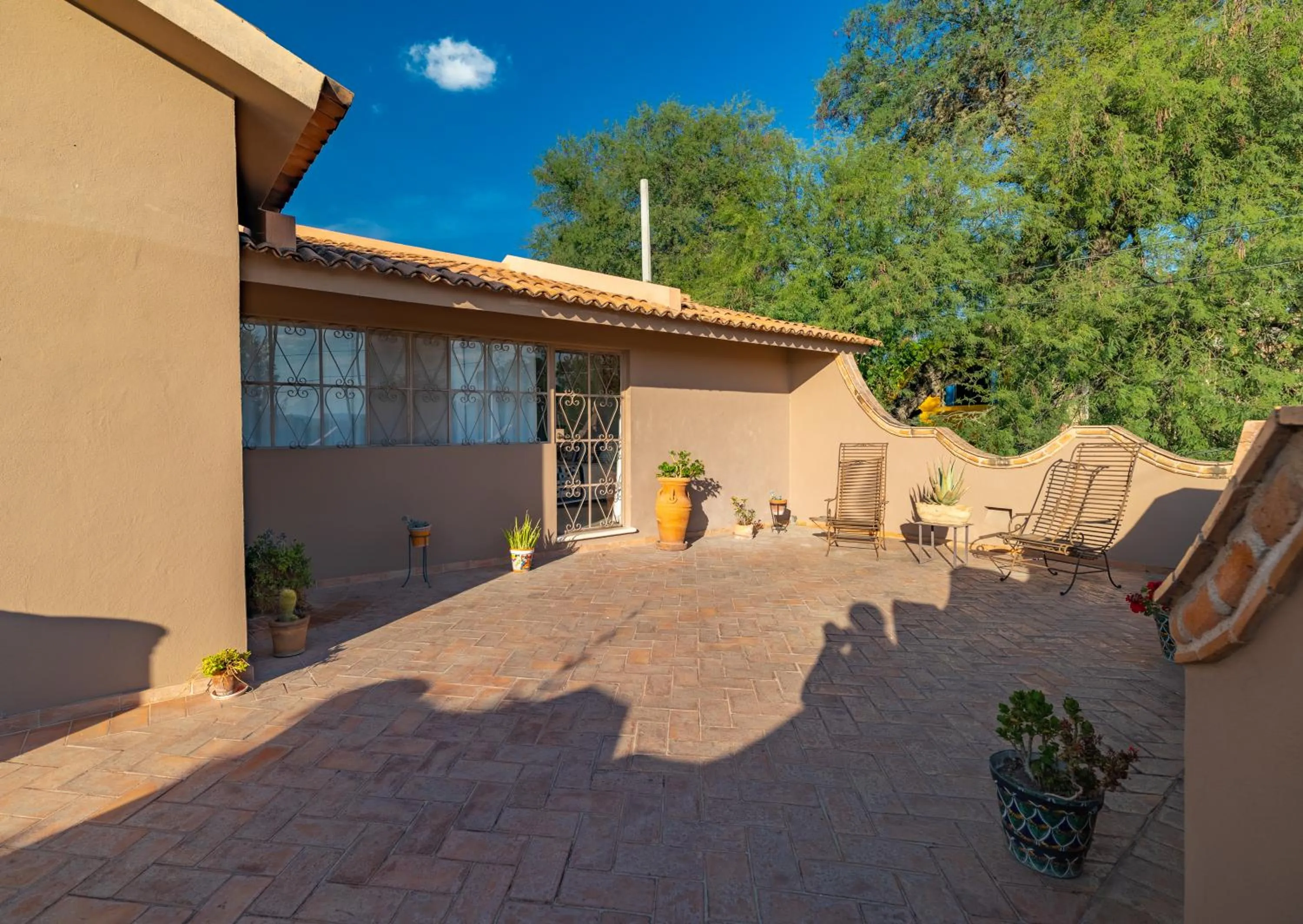 Patio in Casa Las Palmas, San Miguel de Allende