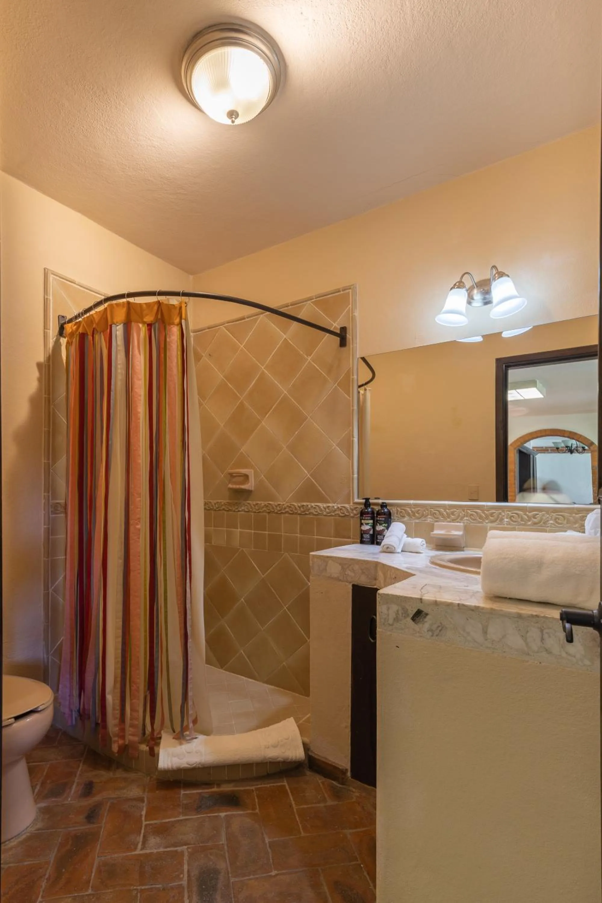 Shower in Casa Las Palmas, San Miguel de Allende