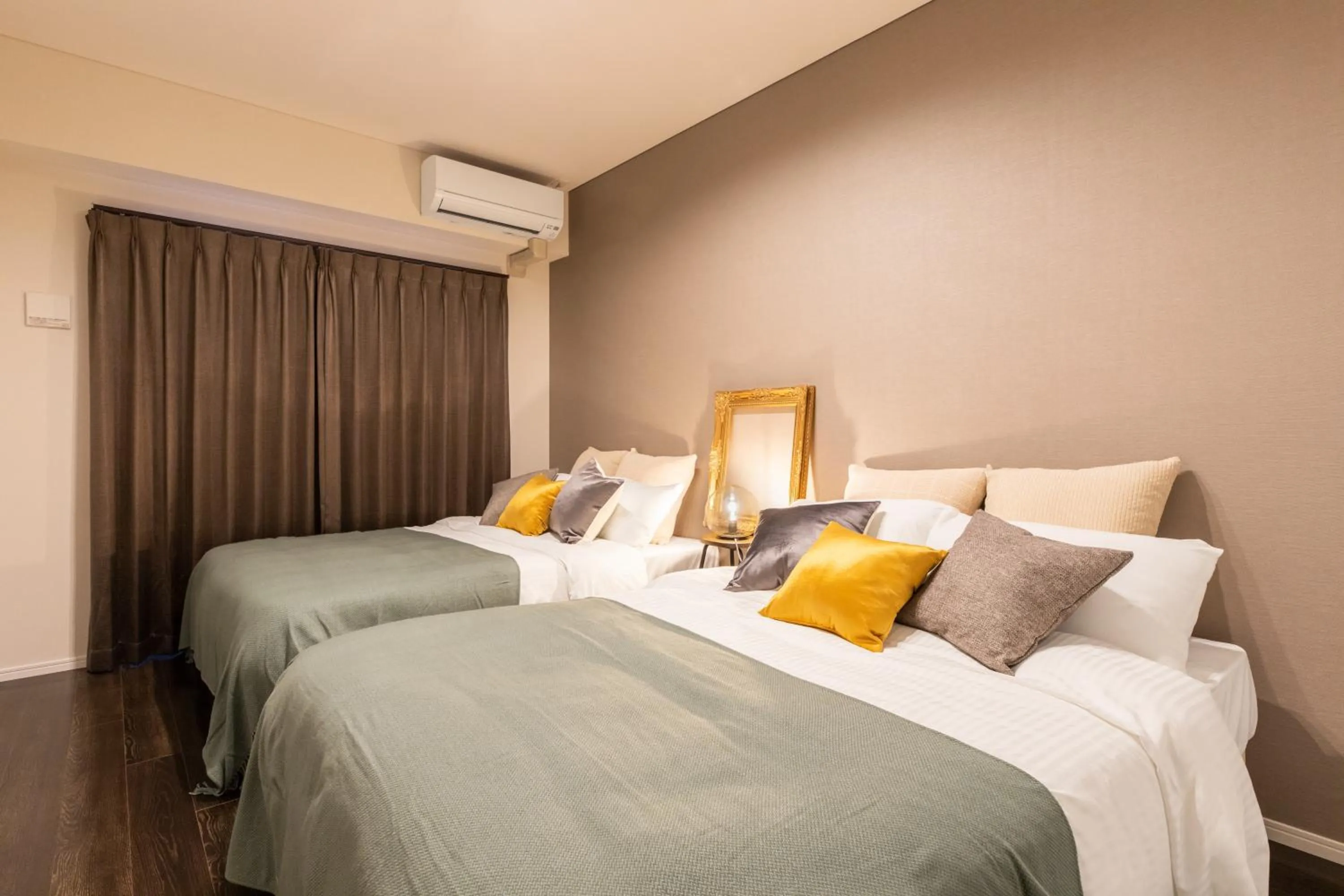 Bed in Rizo Zaizen Hotel