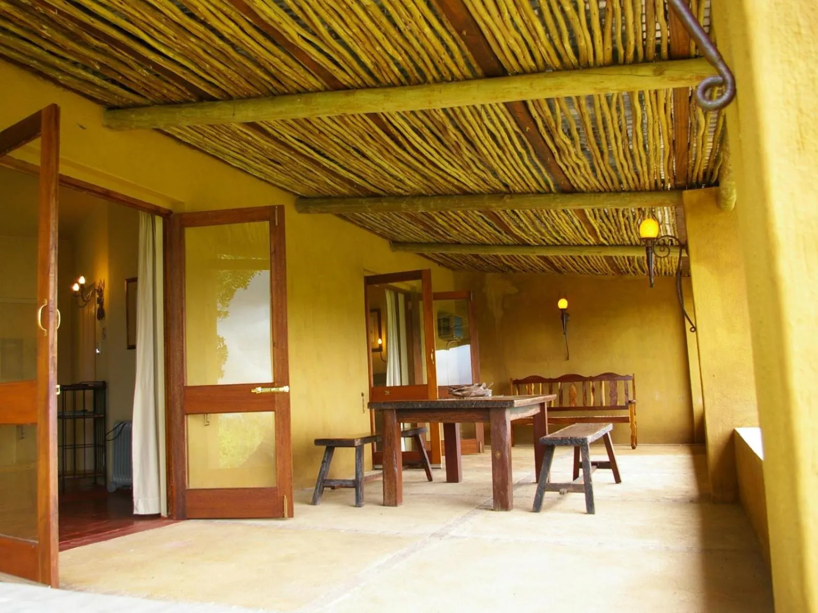 Patio in Bohm's Zeederberg Country House