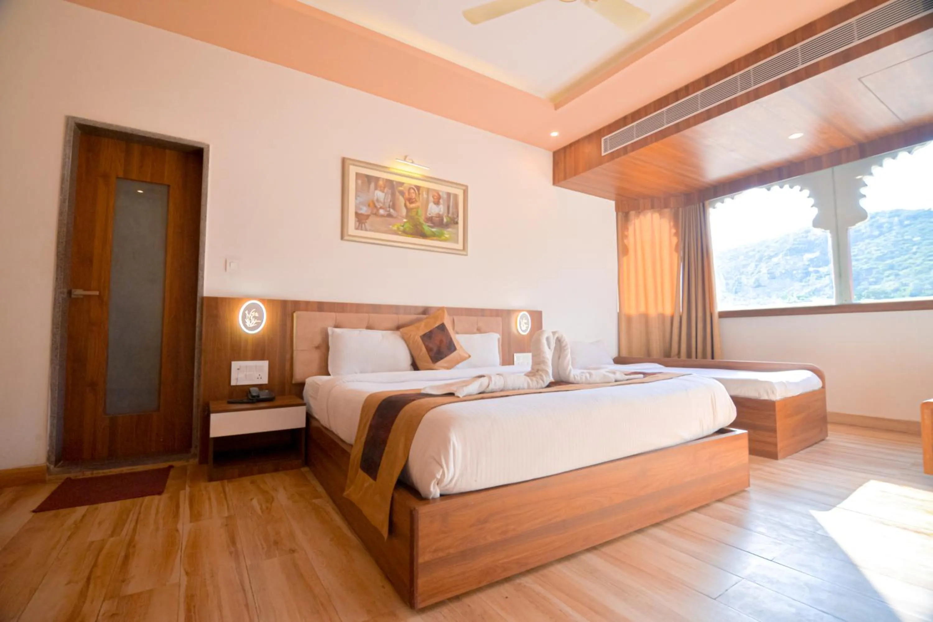 Bed in Gold Nest Rubystone Heritage