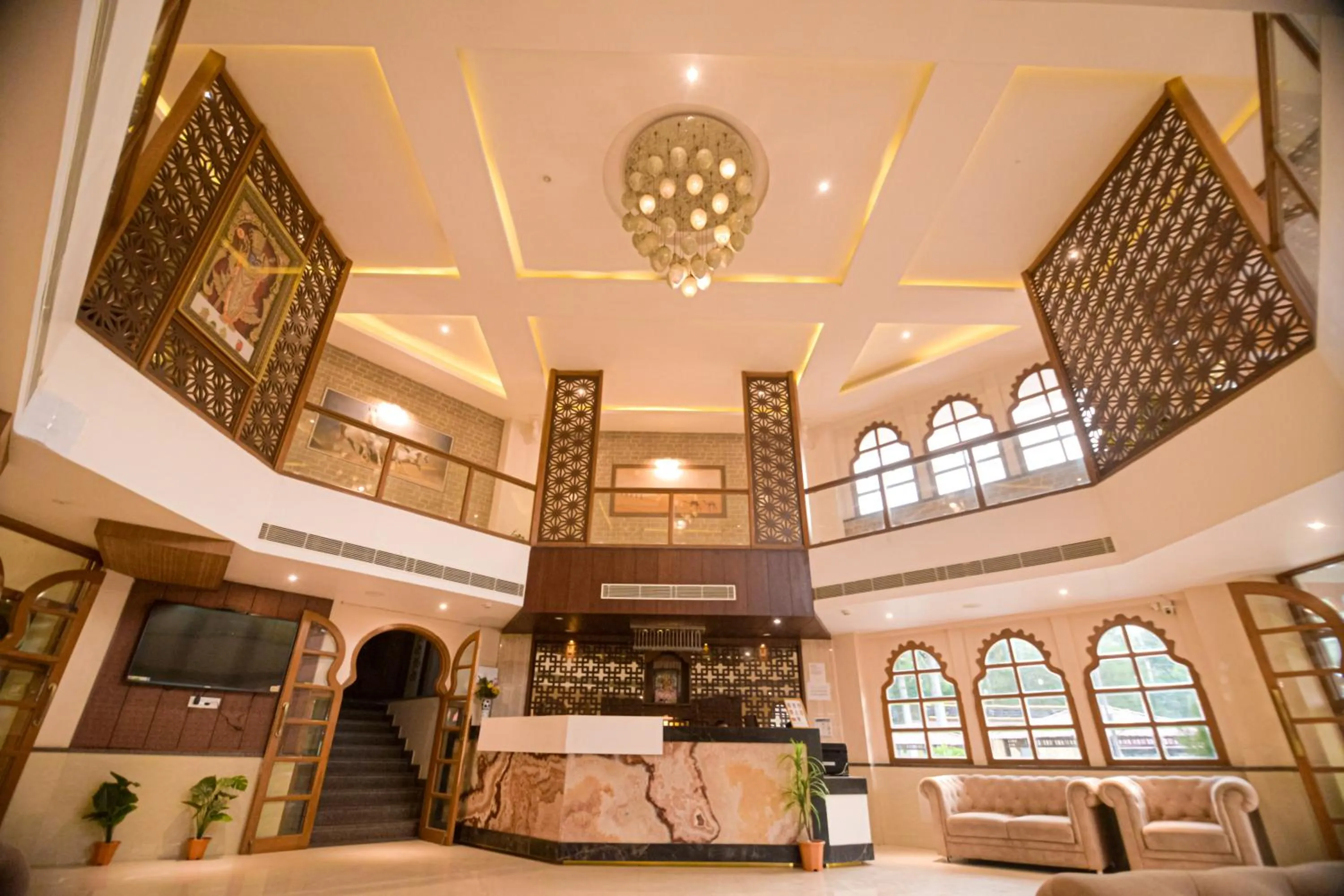 Lobby or reception in Gold Nest Rubystone Heritage