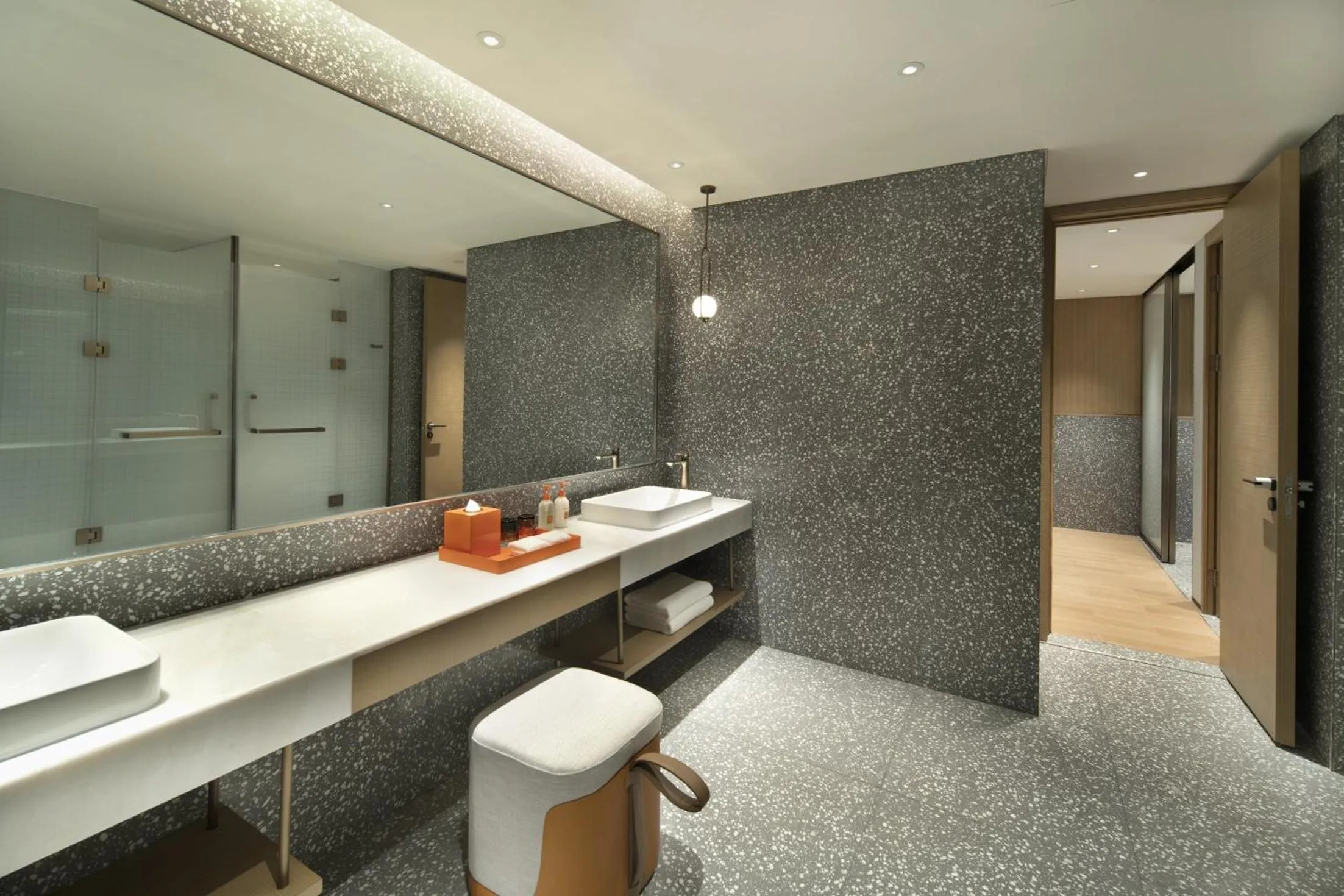Bathroom in Crowne Plaza Beijing Badaling by IHG
