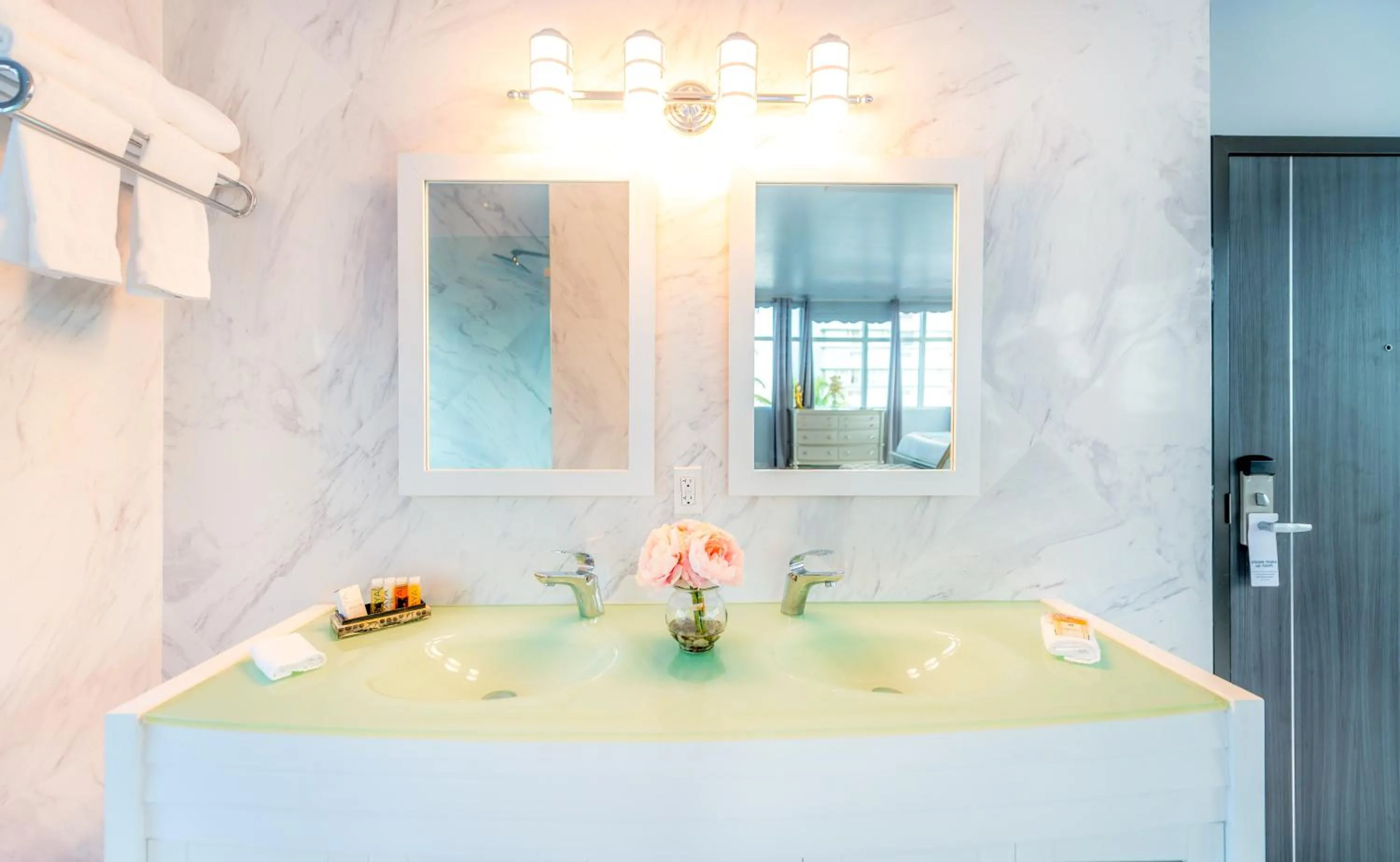 Bathroom in Secret Garden Miami Beach