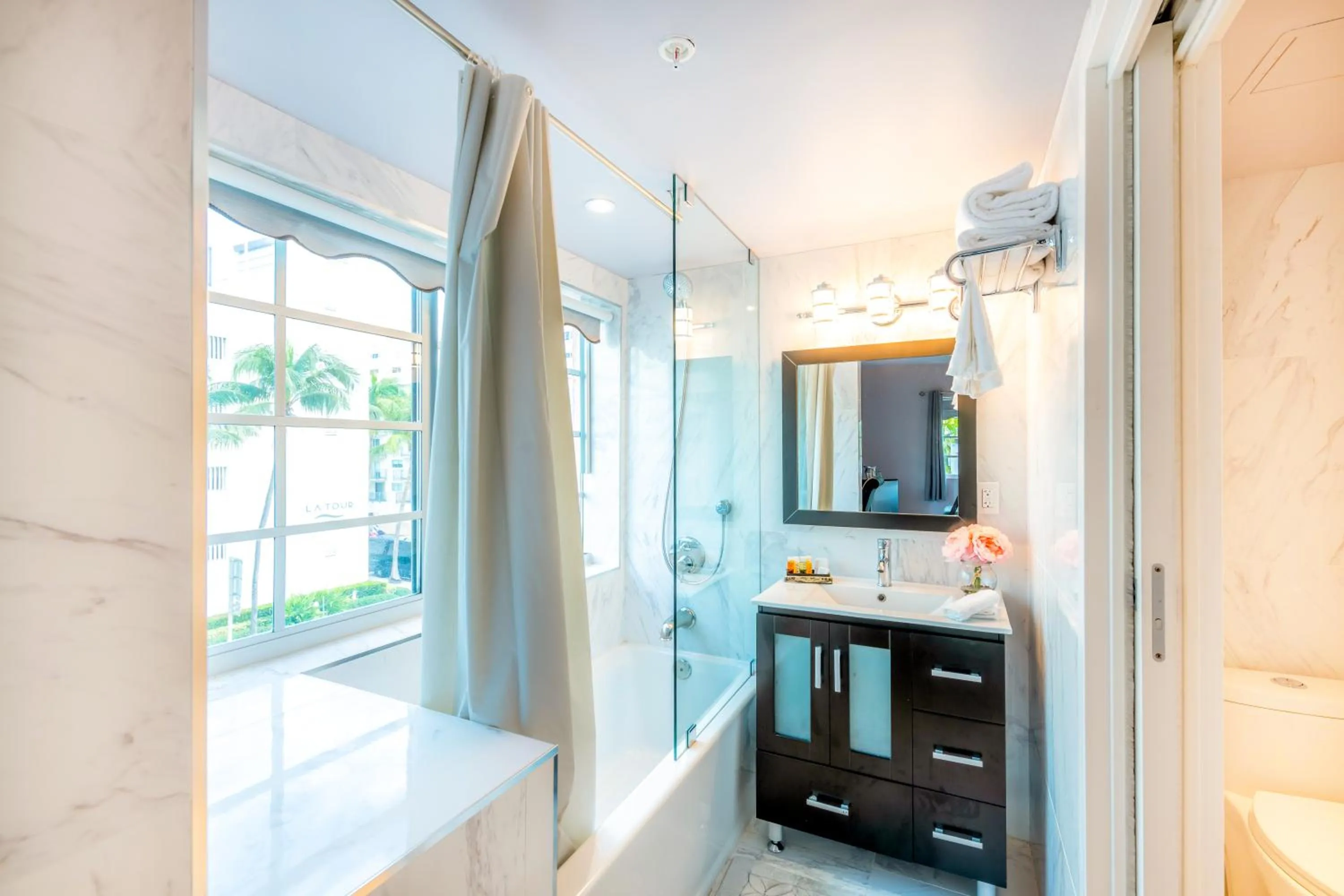 Bathroom in Secret Garden Miami Beach