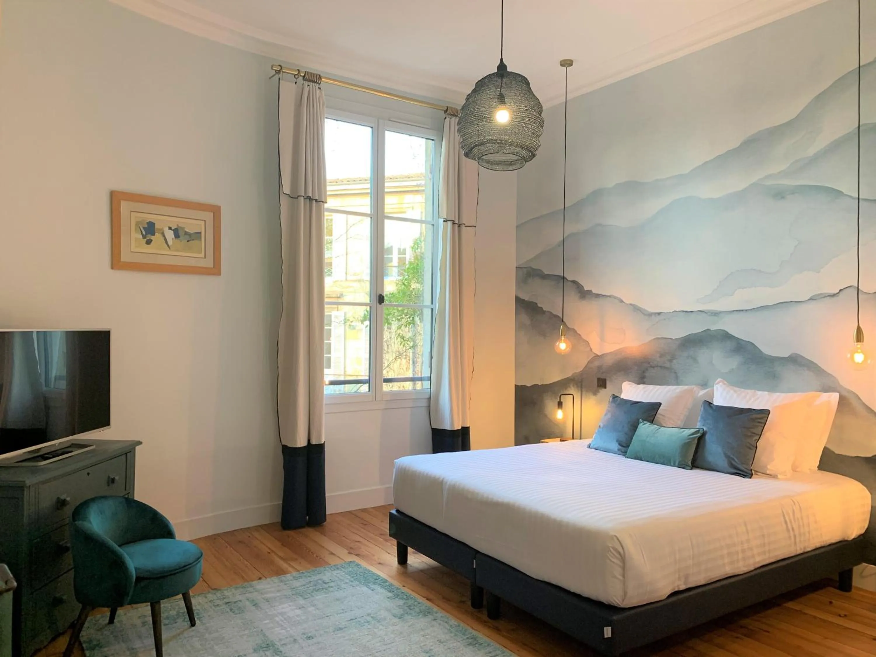 Bed in Maison Manège Bordeaux Centre