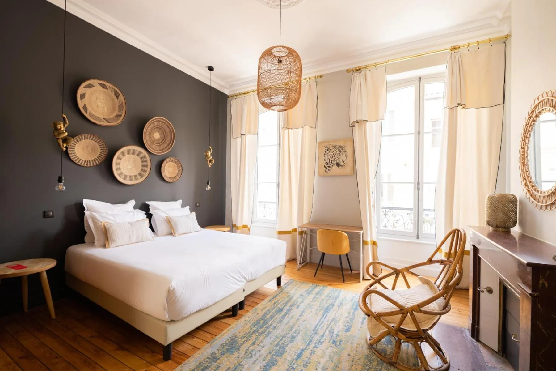 Bed in Maison Manège Bordeaux Centre