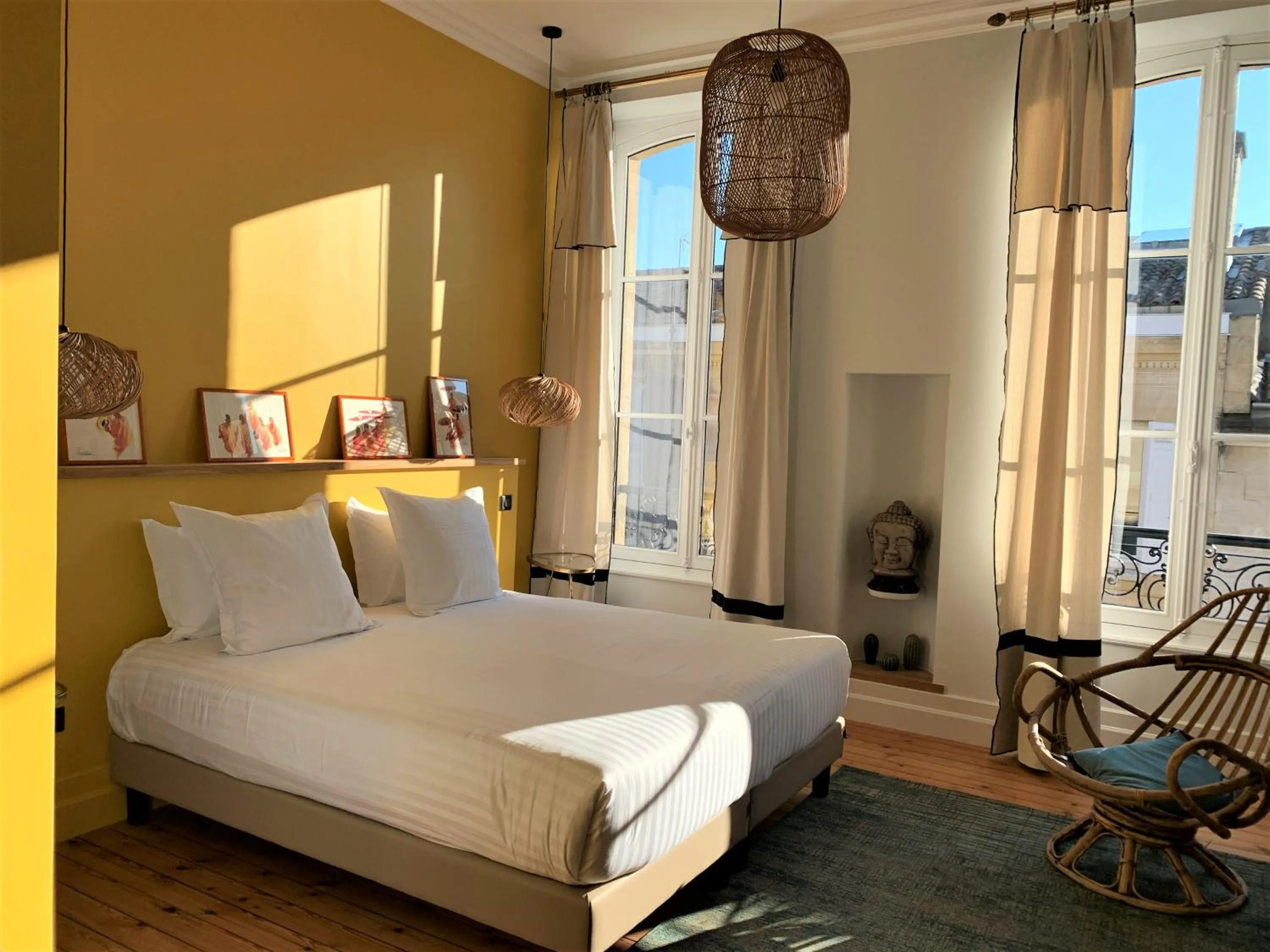 Bed in Maison Manège Bordeaux Centre