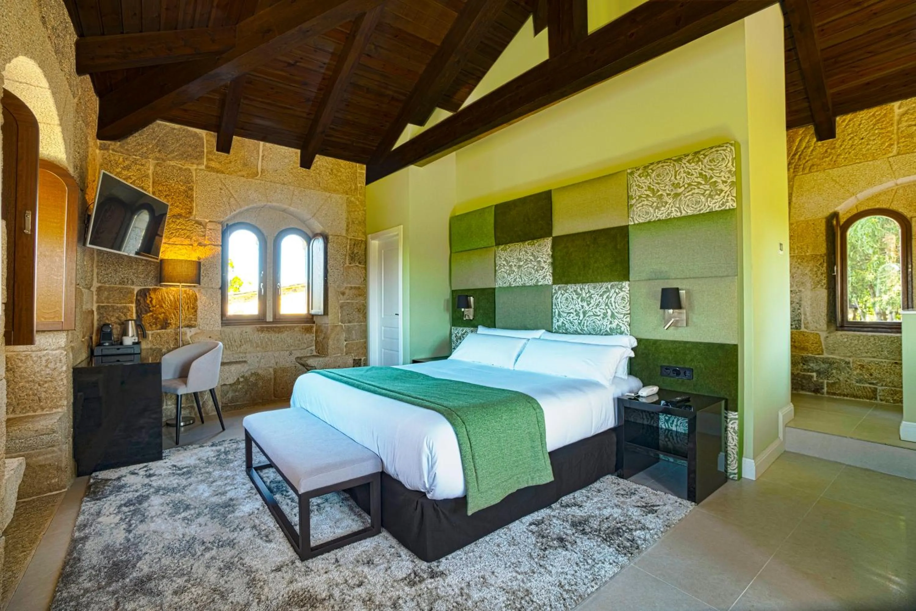 Bed in Hotel As Torres da Hermida